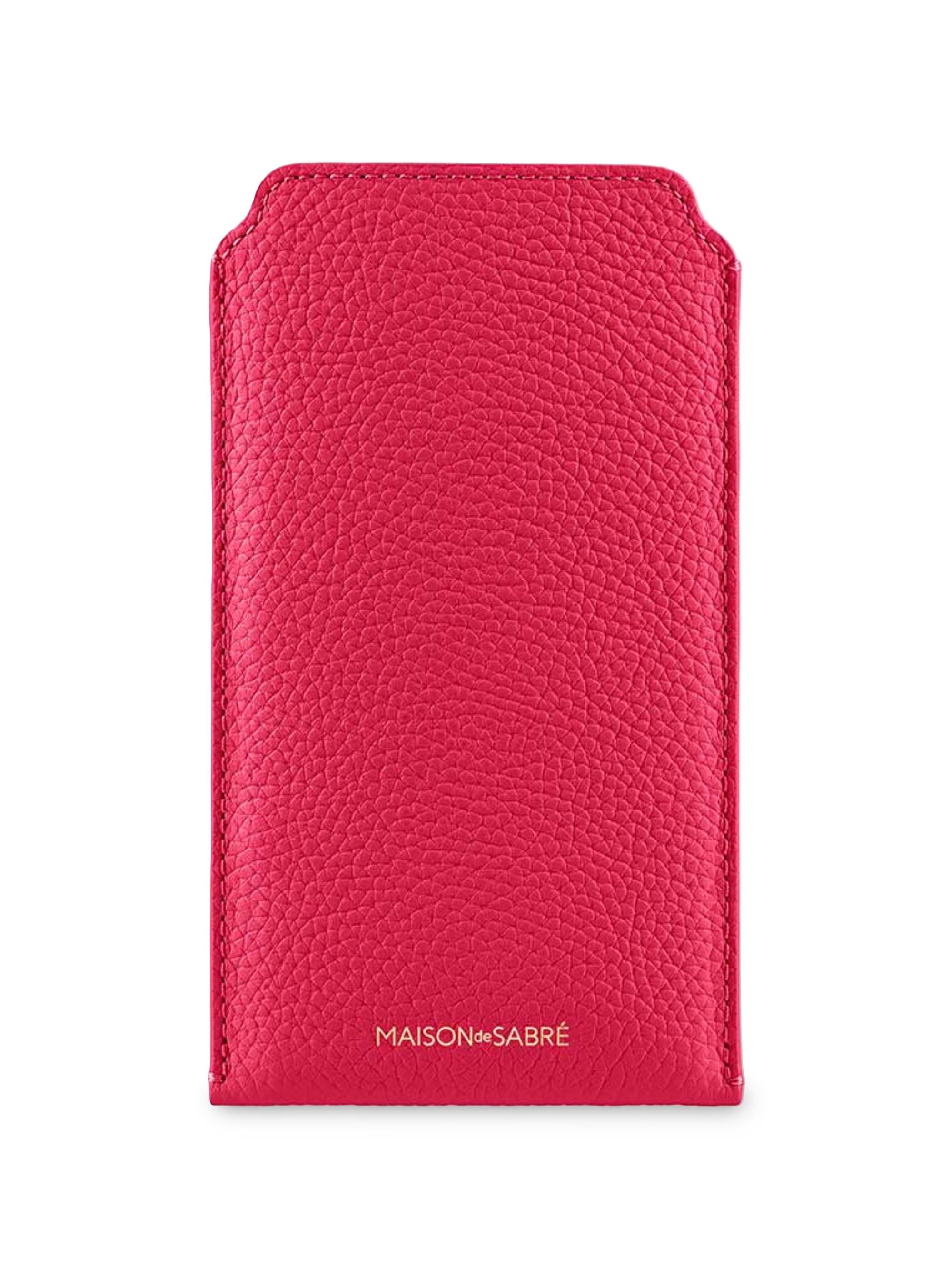 Maison de Sabre Leather Sunglasses Sleeve - Sandstone Brown