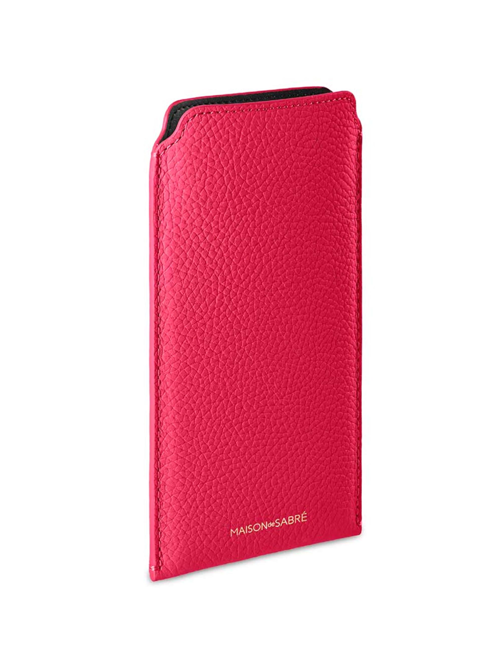 Maison de Sabre Leather Sunglasses Sleeve - Shibuya Fuschia | Thumbnail 2