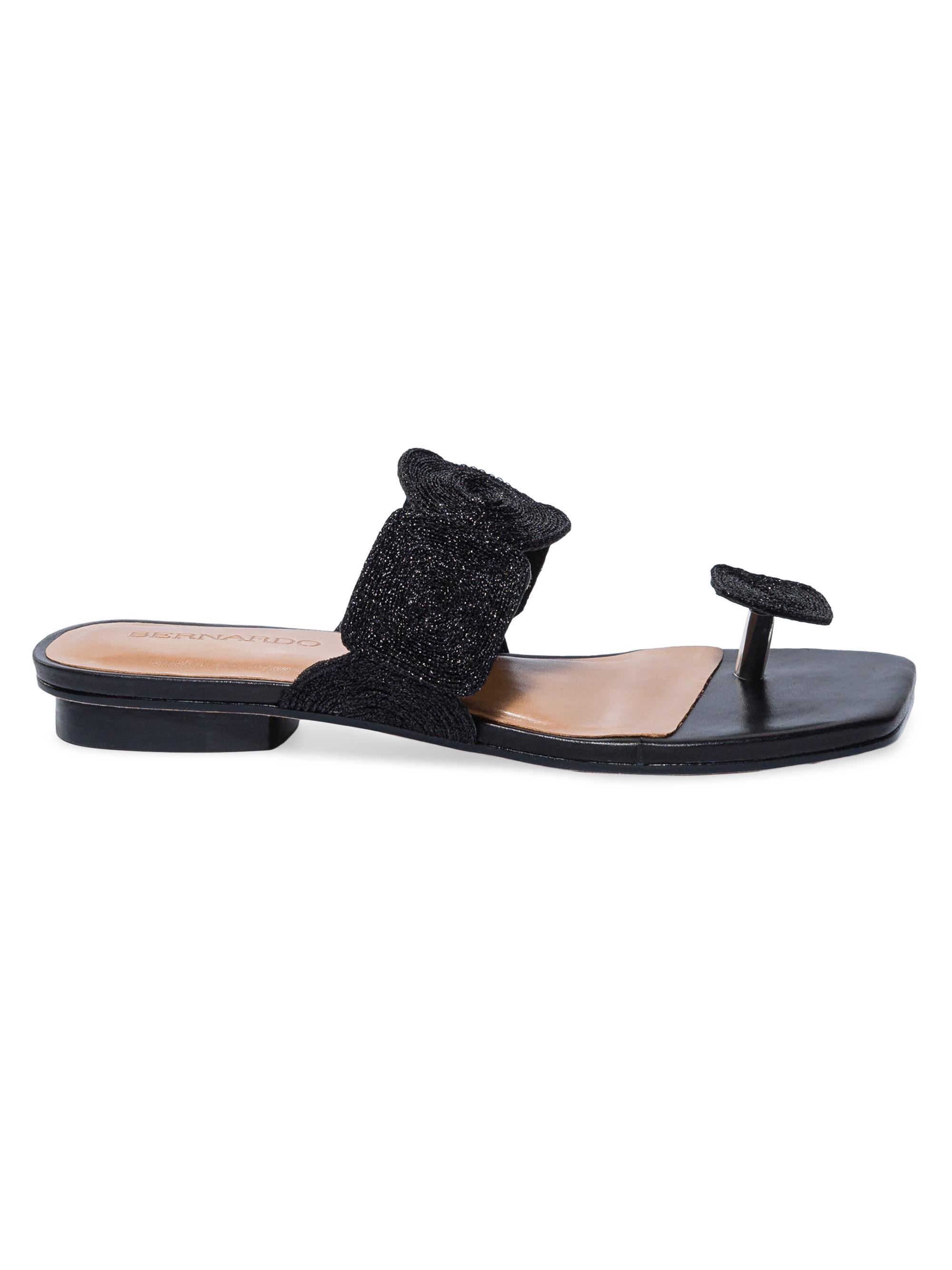Bernardo Women's Palermo Slip-On Sandals - Black
