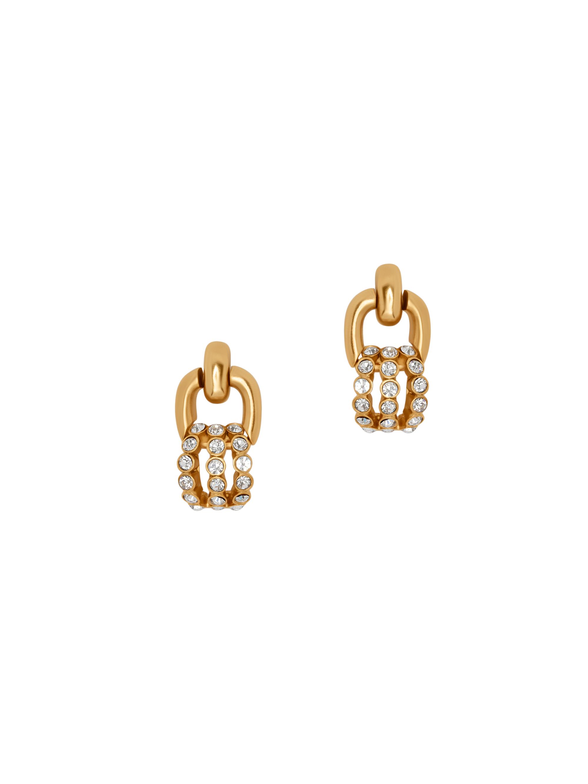 Oscar de la Renta Women's Goldtone & Glass Crystal Drop Earrings - Crystal