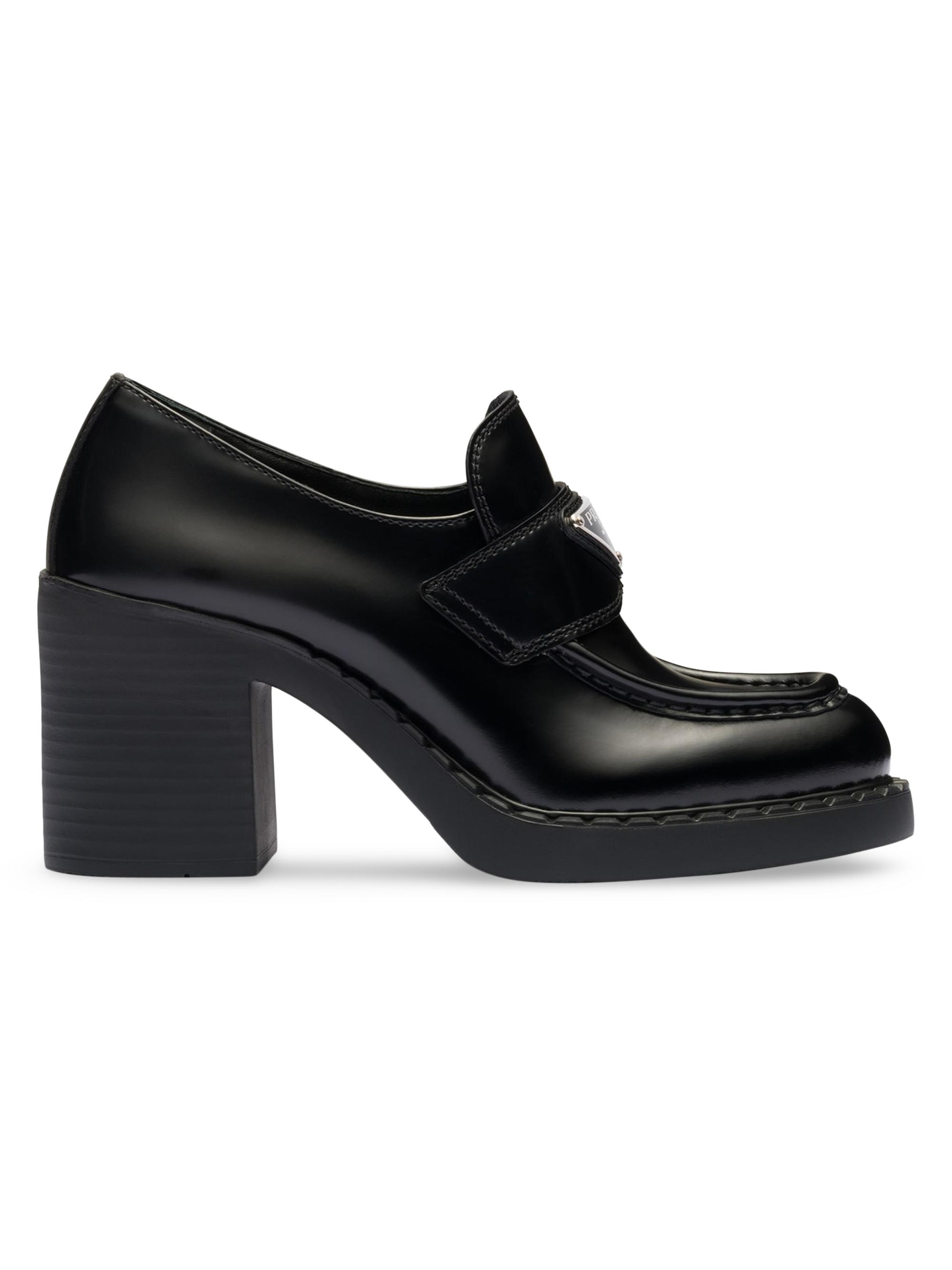 Chocolate Brushed Leather Loafers