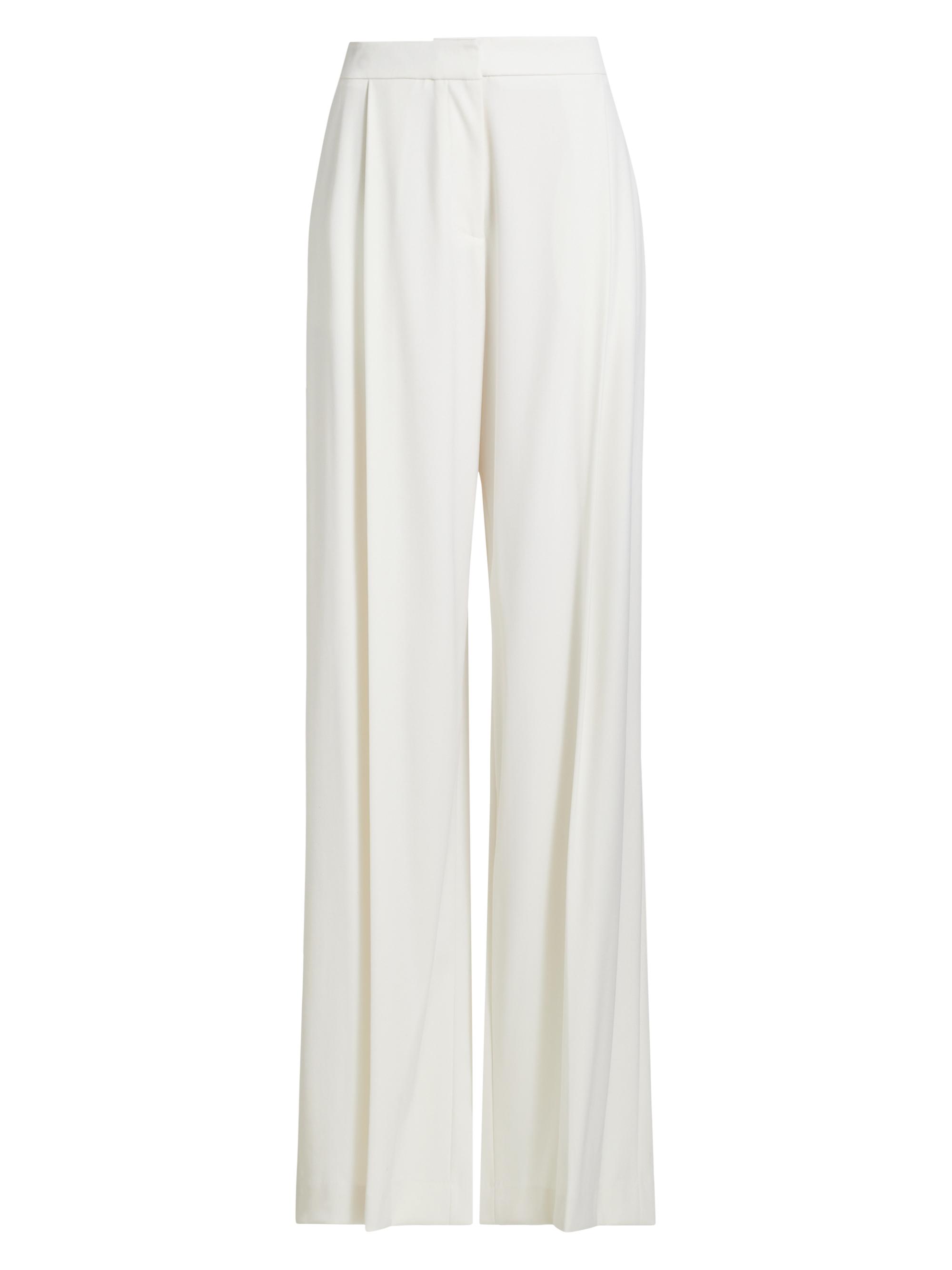 Oscar de la Renta Women's Stretch Wool Wide-Leg Pants -