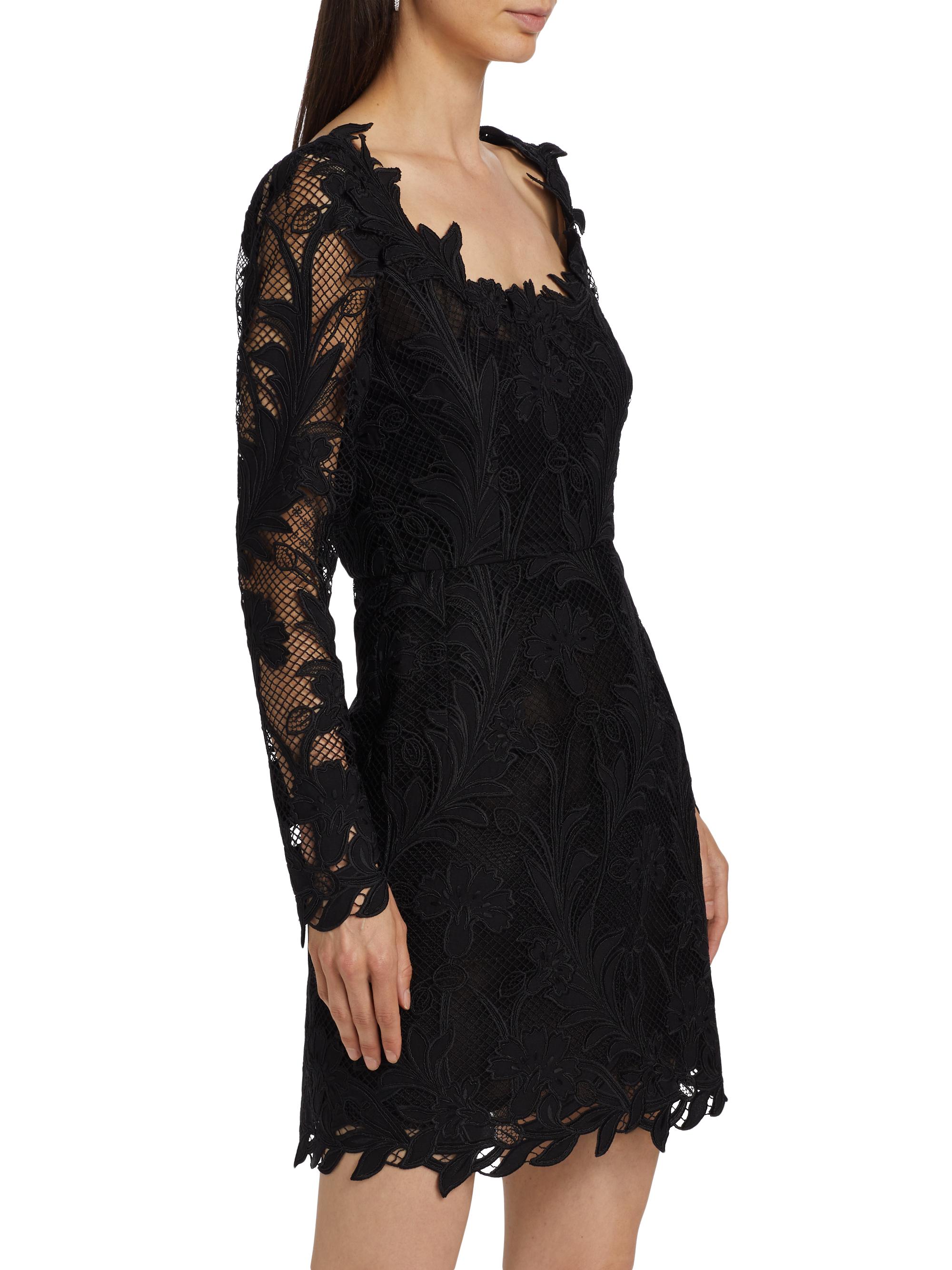black lace dress with pink underlay 1980s Travilla Hot Pink and Black Lace Dress – Style & Salvage