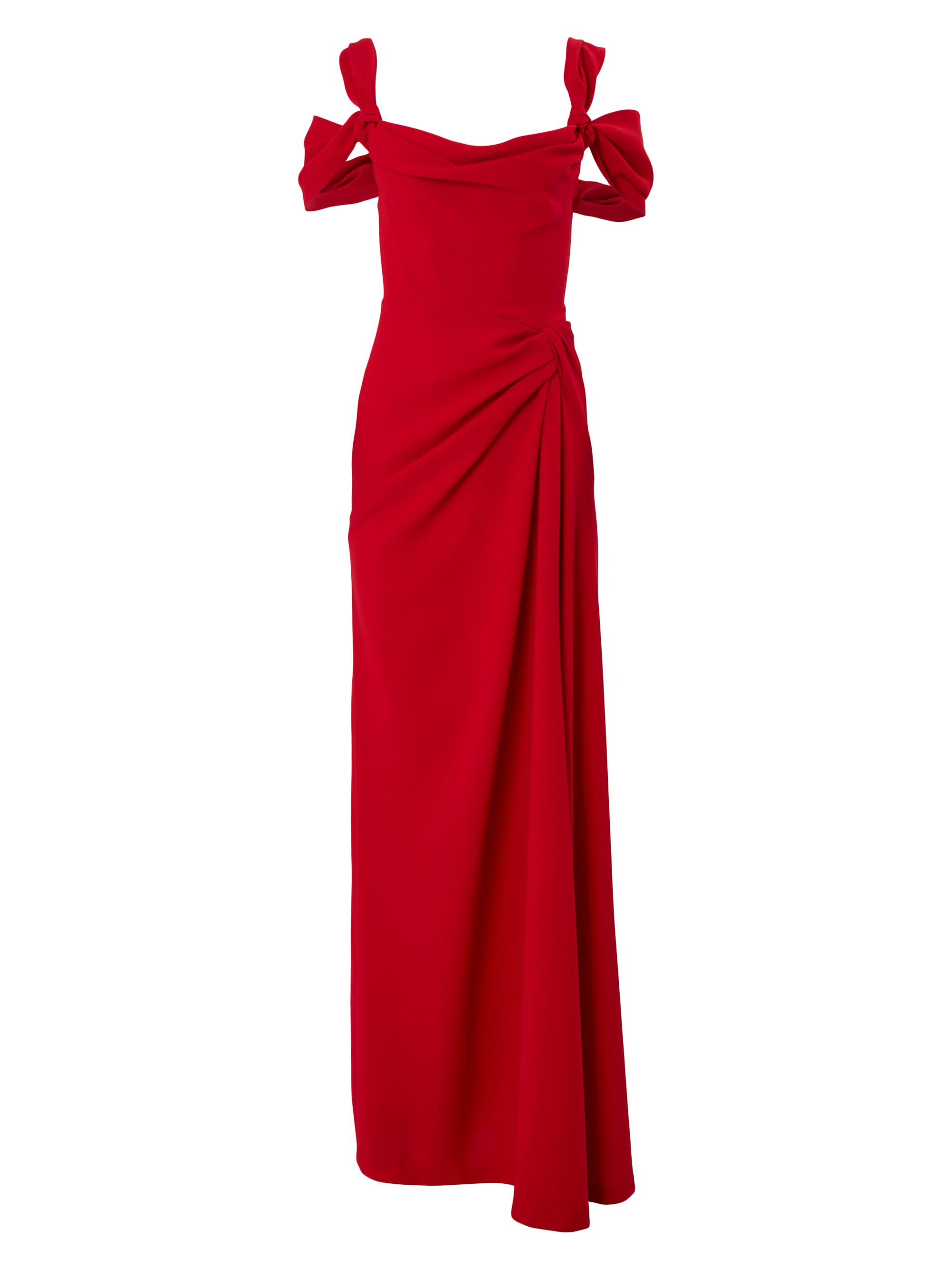 Carolina Herrera Women's Ruched Off-the-Shoulder Gown - Lacquer Red