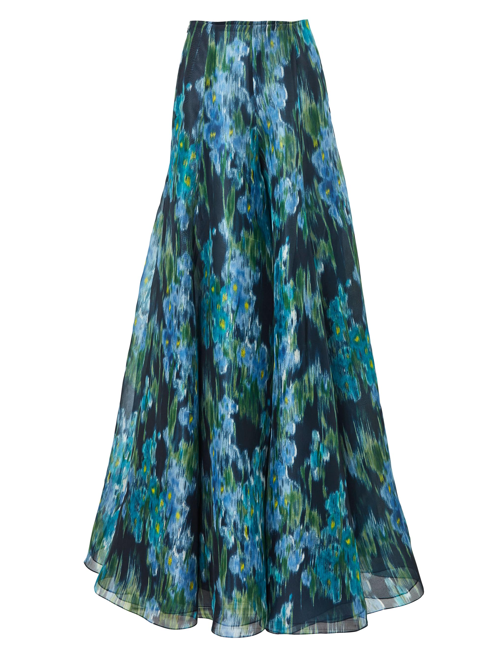 Carolina Herrera Women's Floral Silk Palazzo Pants - Midnight Multi