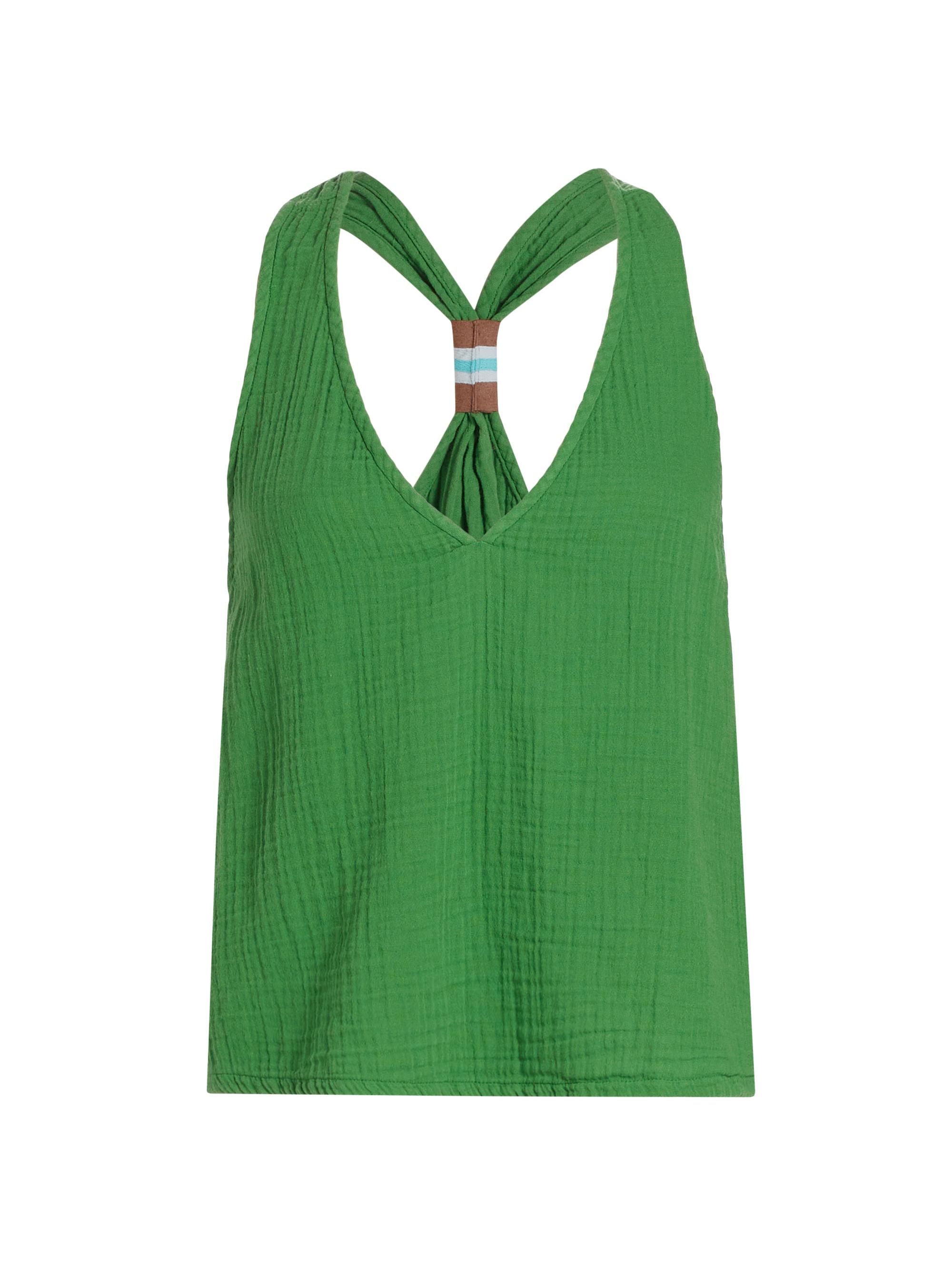 XÍRENA Women's Axl Twisted Back Tank - Pesto