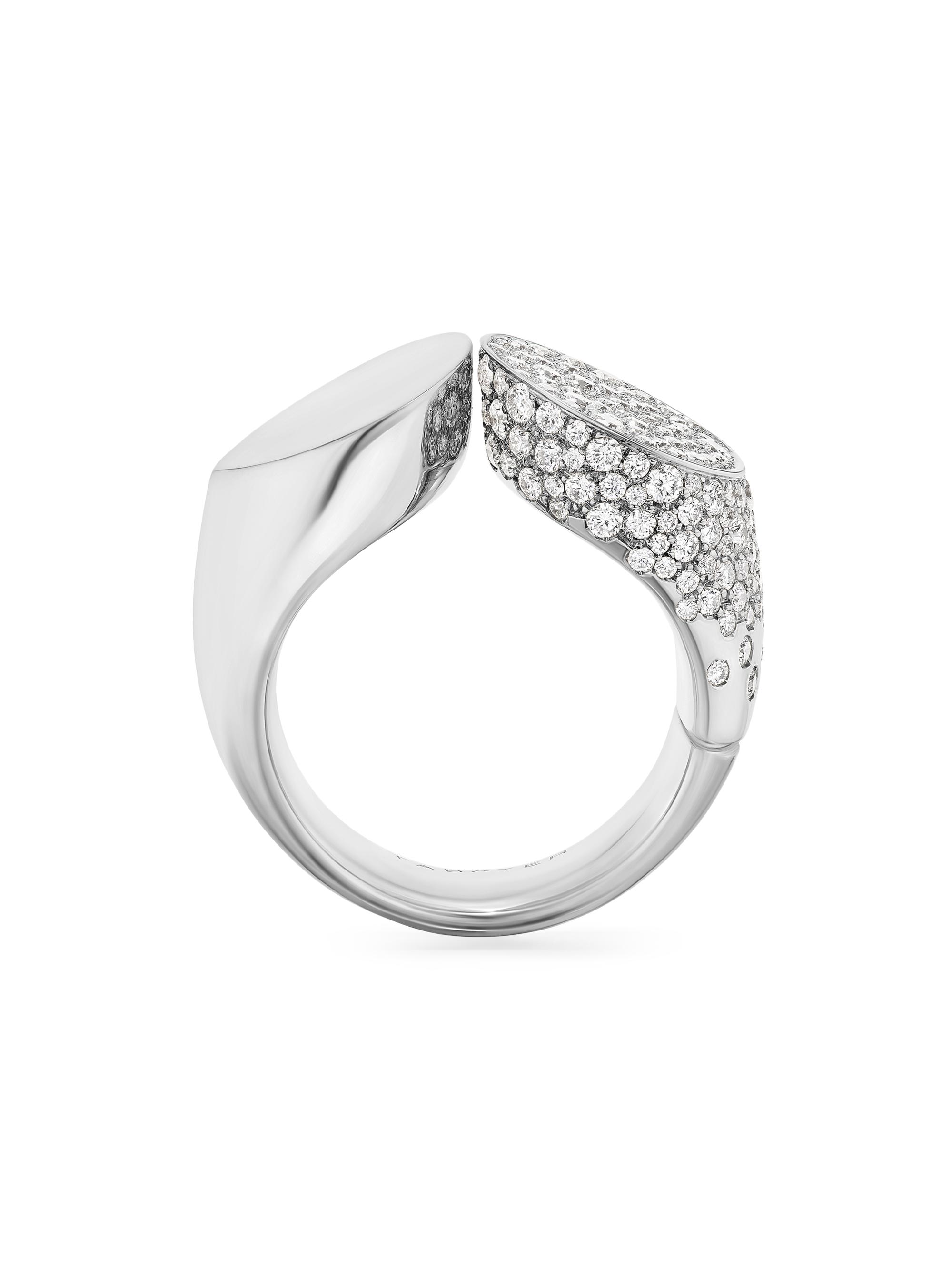 Tabayer Women's Oera Edition 03 18K White Gold & 1.58 TCW Diamond Ring - White Gold