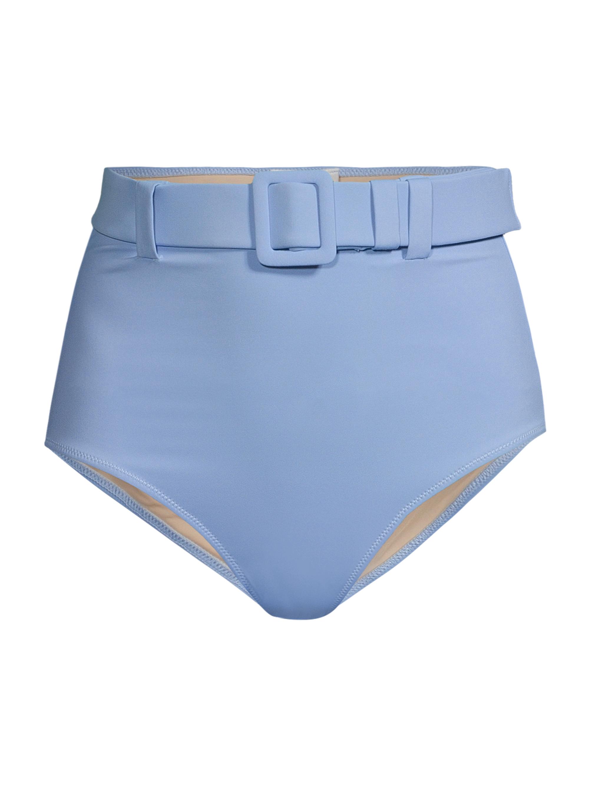 Evarae Women's Summer Reverie Elena Belted Bikini Bottoms - Vista Blue