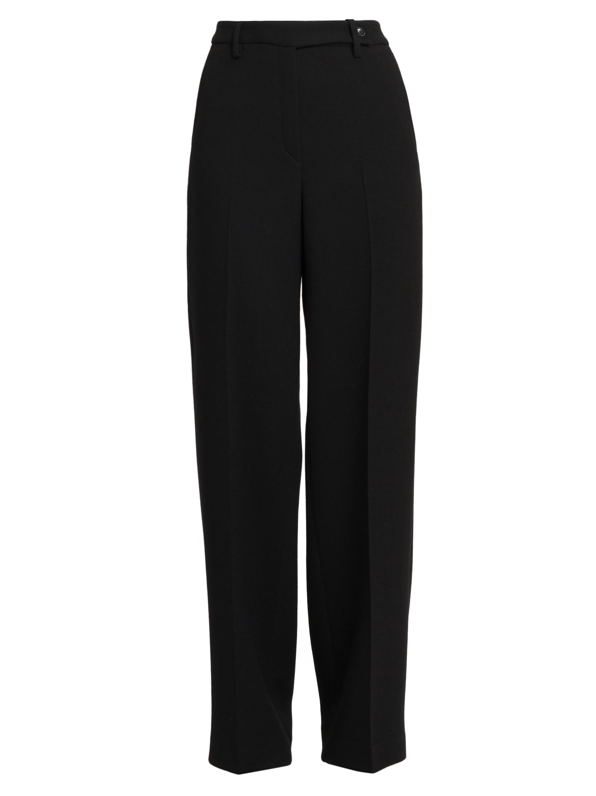 パンツ SabiN Grampians Wool Wide Trousers Grampians wool wide trousers (Black) – SabiN