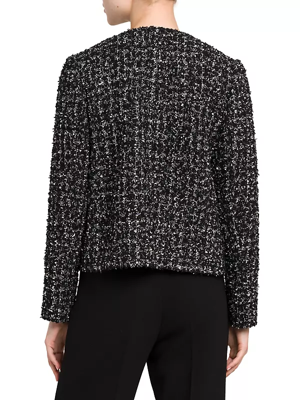 Shop Kiton Metallic Tweed Jacket | Saks Fifth Avenue Shop Kiton Metallic Tweed Jacket | Saks Fifth Avenue