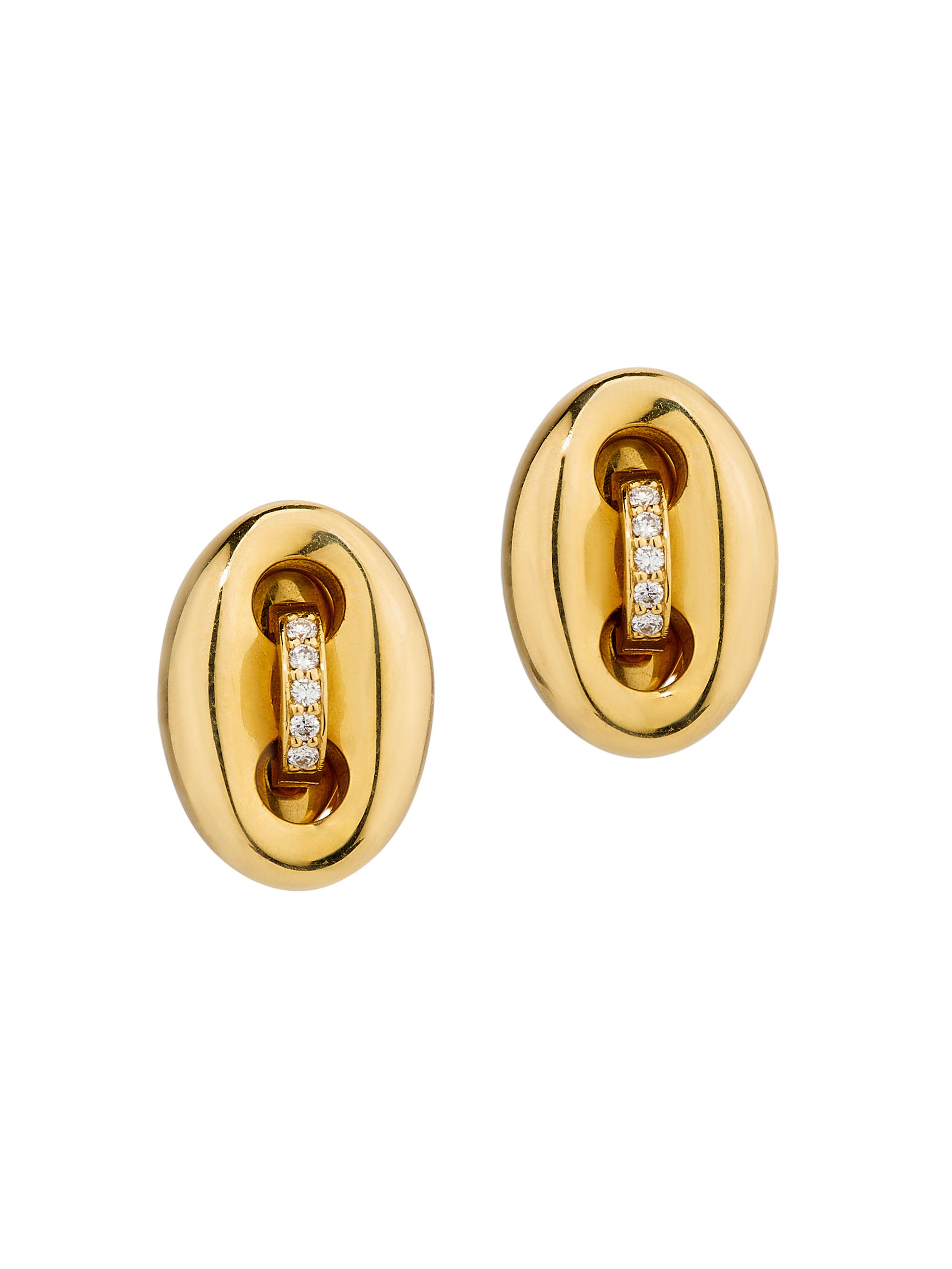 Jenna Blake Women's Mariner 18K Yellow Gold & 0.75 TCW Diamond Earrings - Gold