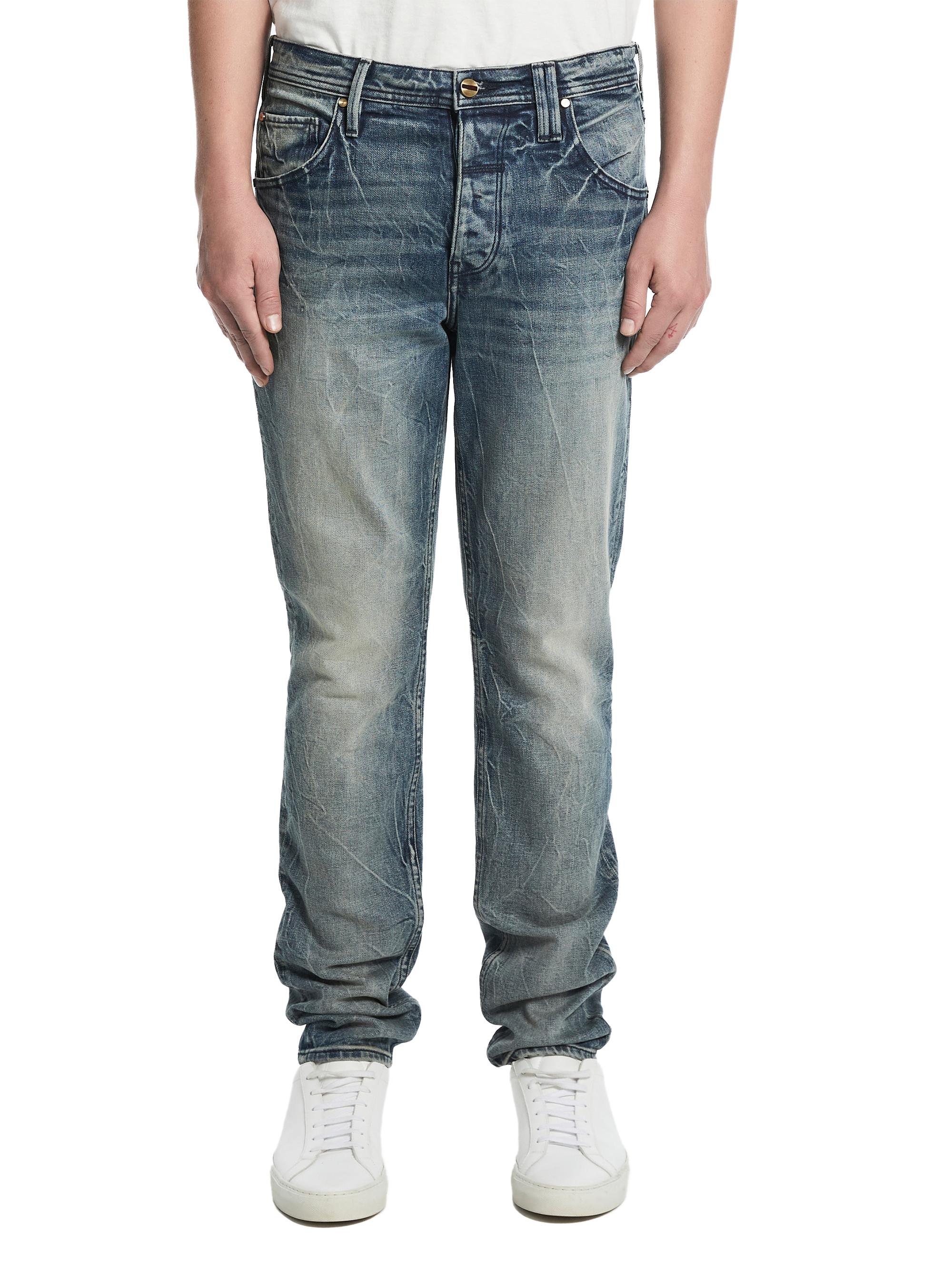 Vayder Men's Crackle Stretch Tapered Jeans - Thacker