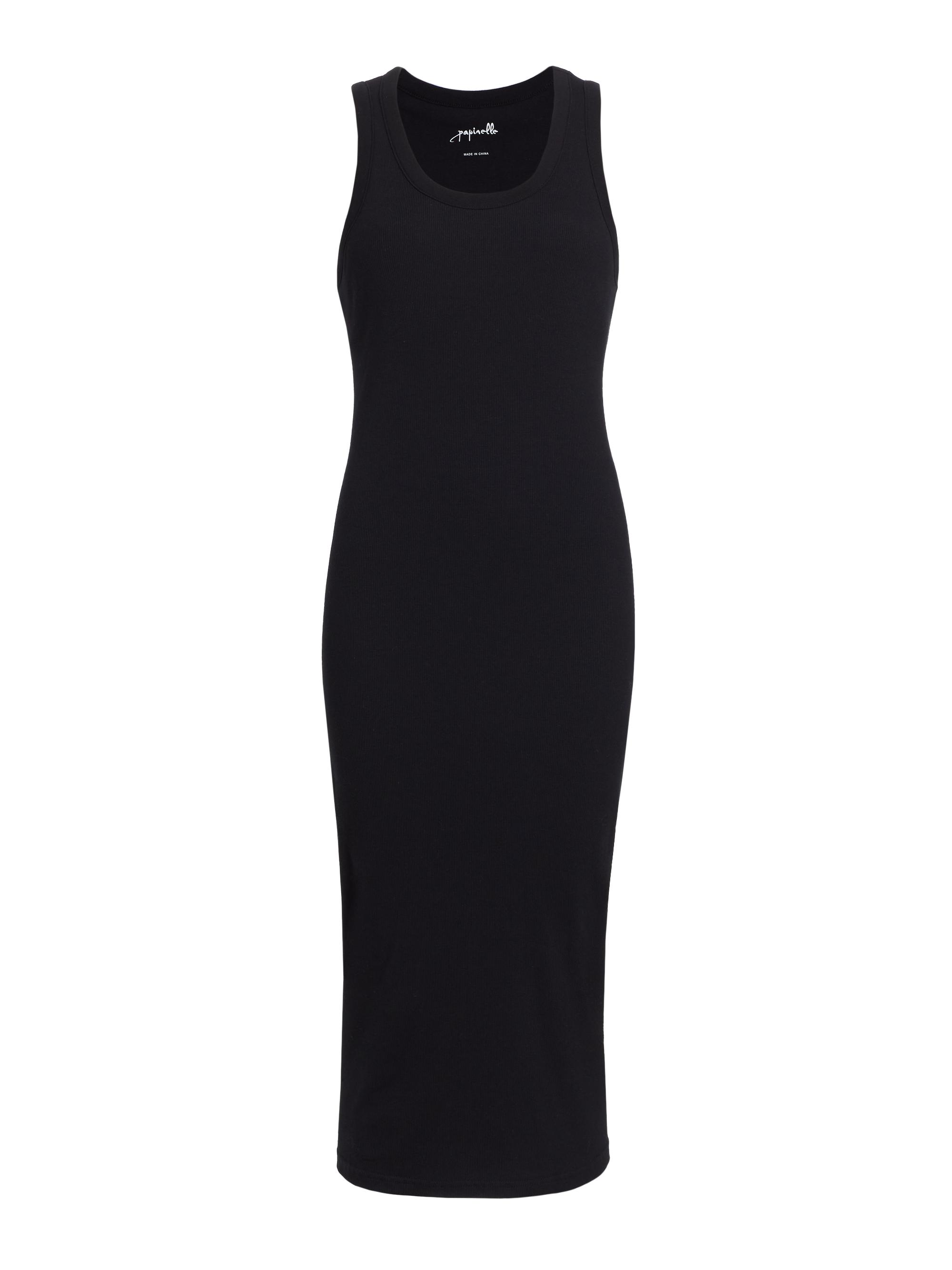 Papinelle Women's Milla Stretch Cotton Midi-Dress - Black
