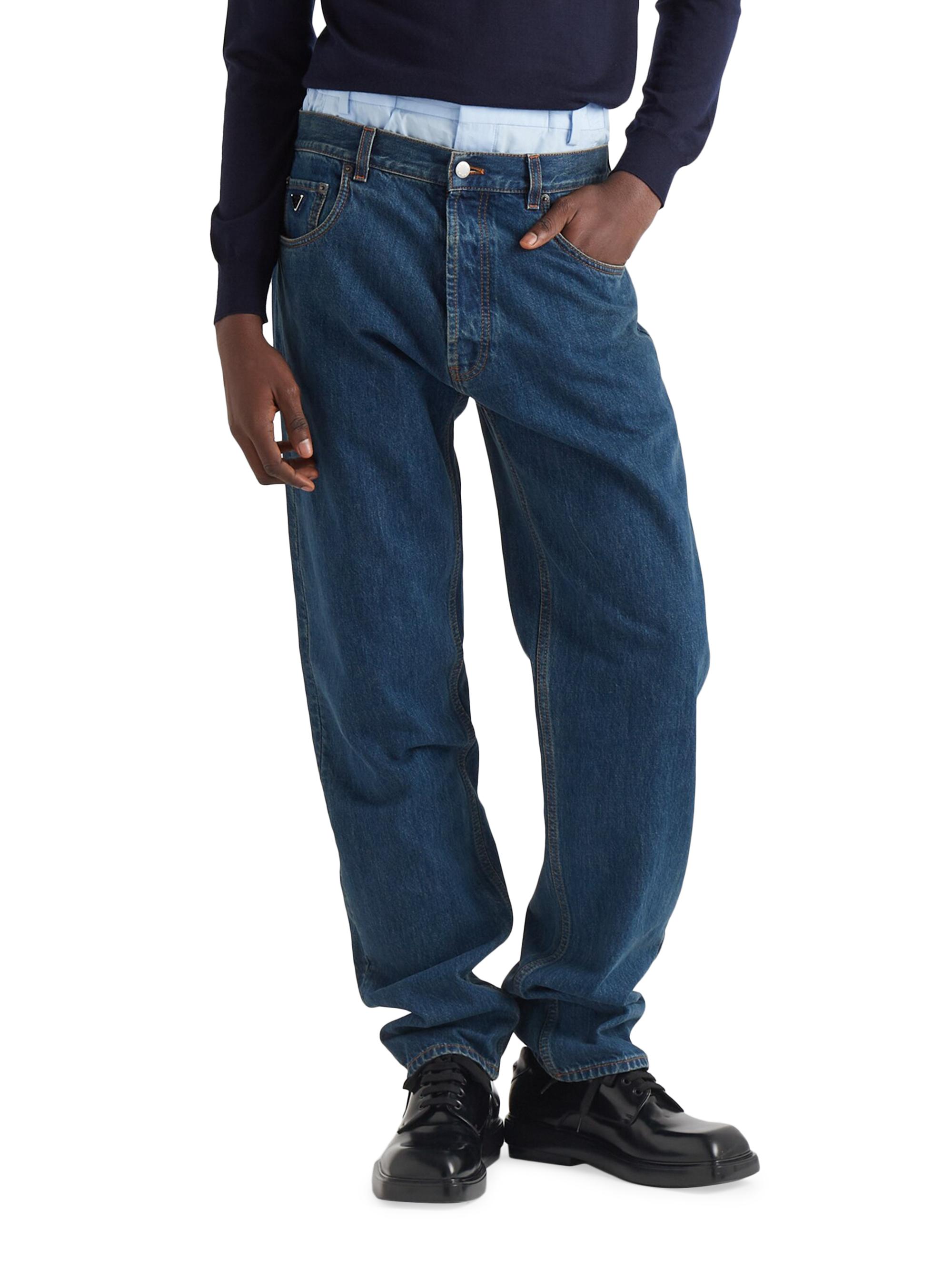 Prada Five-Pocket Denim Jeans | Saks Fifth Avenue
