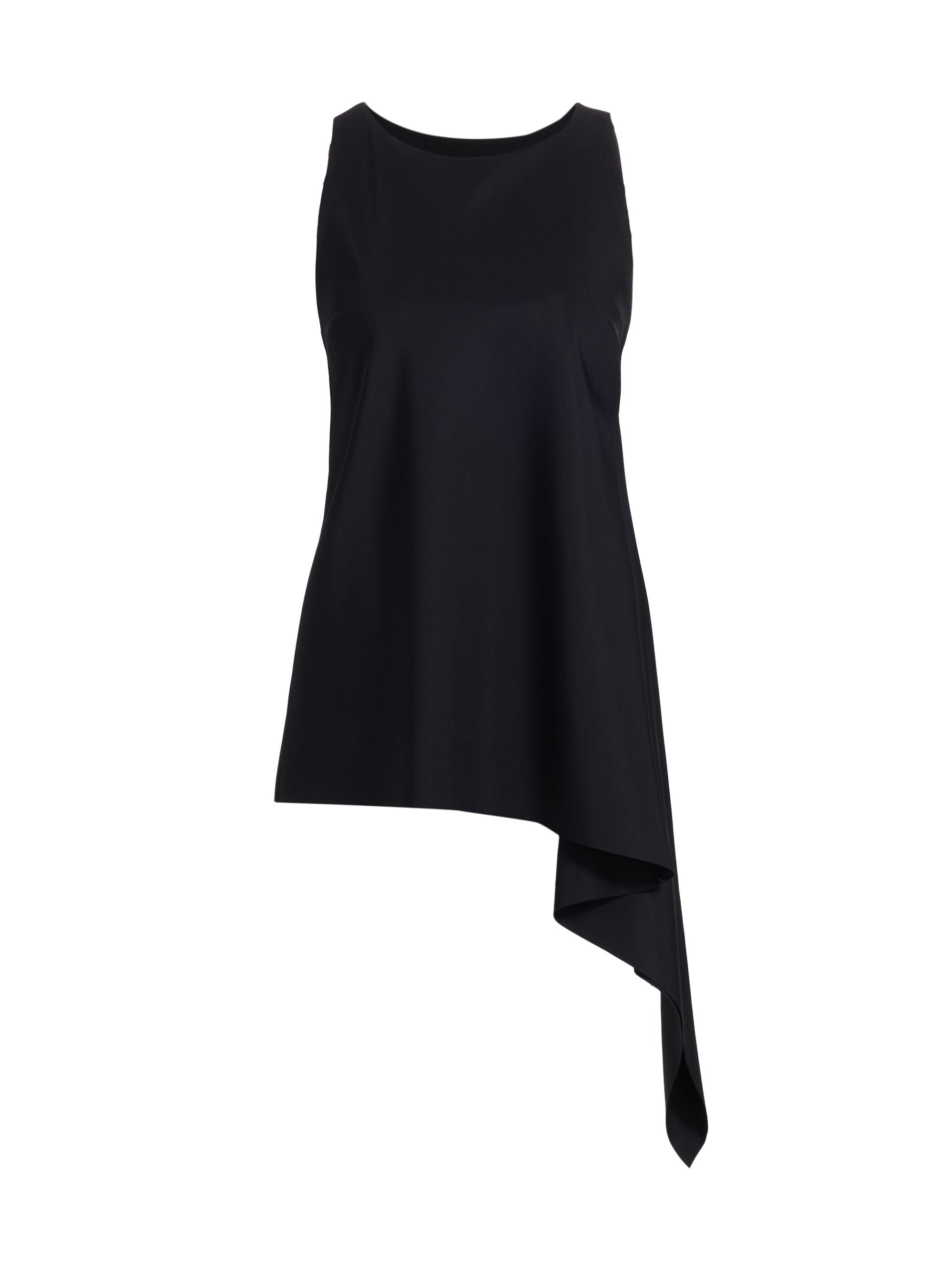 Chiara Boni La Petite Robe Women's Tremarz Asymmetric Top - Black