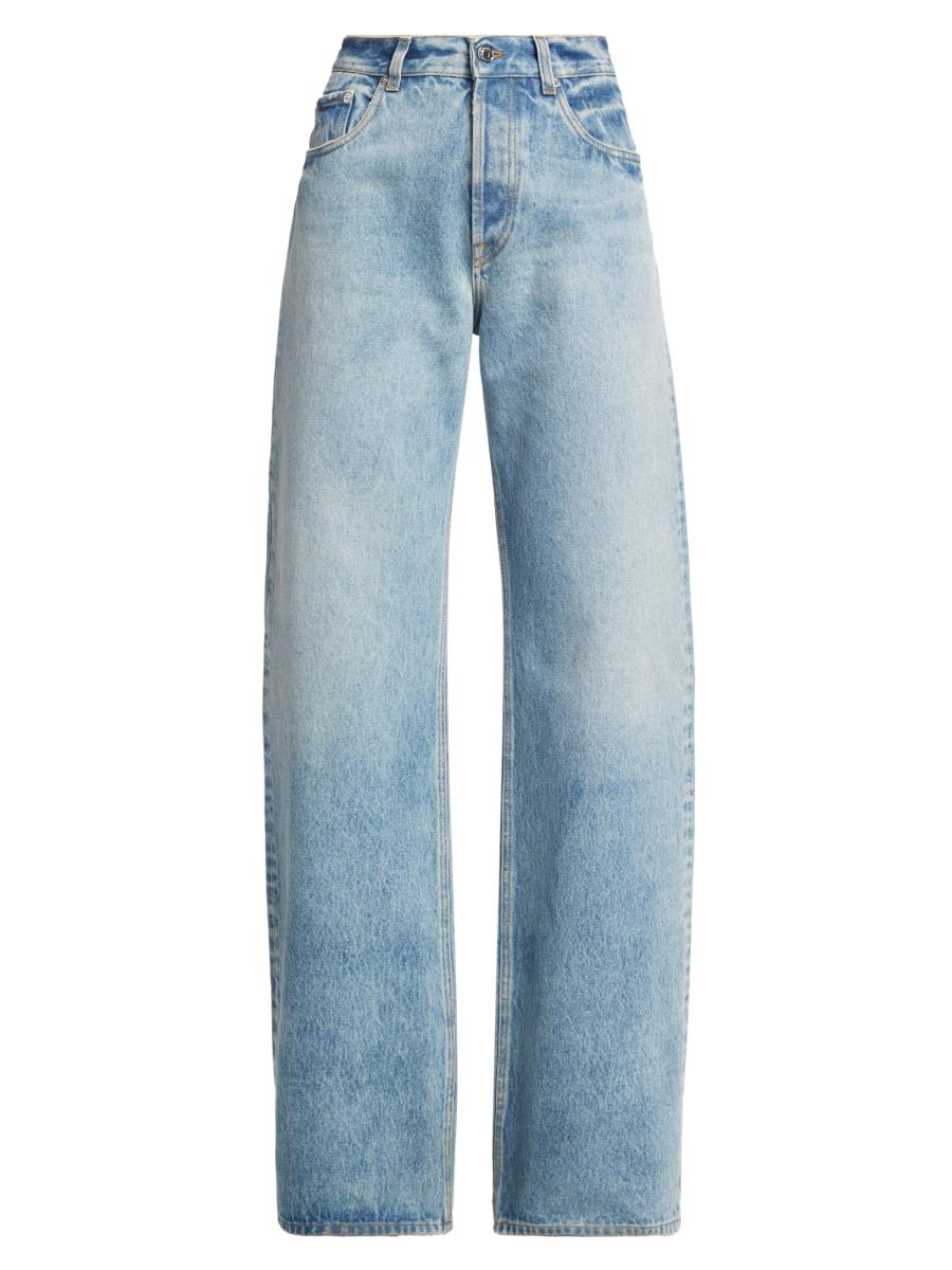 デニム・ジーパン ARMARIUM 'Luke' jeans Armarium Luke High-Rise Wide-Leg Jeans | Saks Fifth Avenue