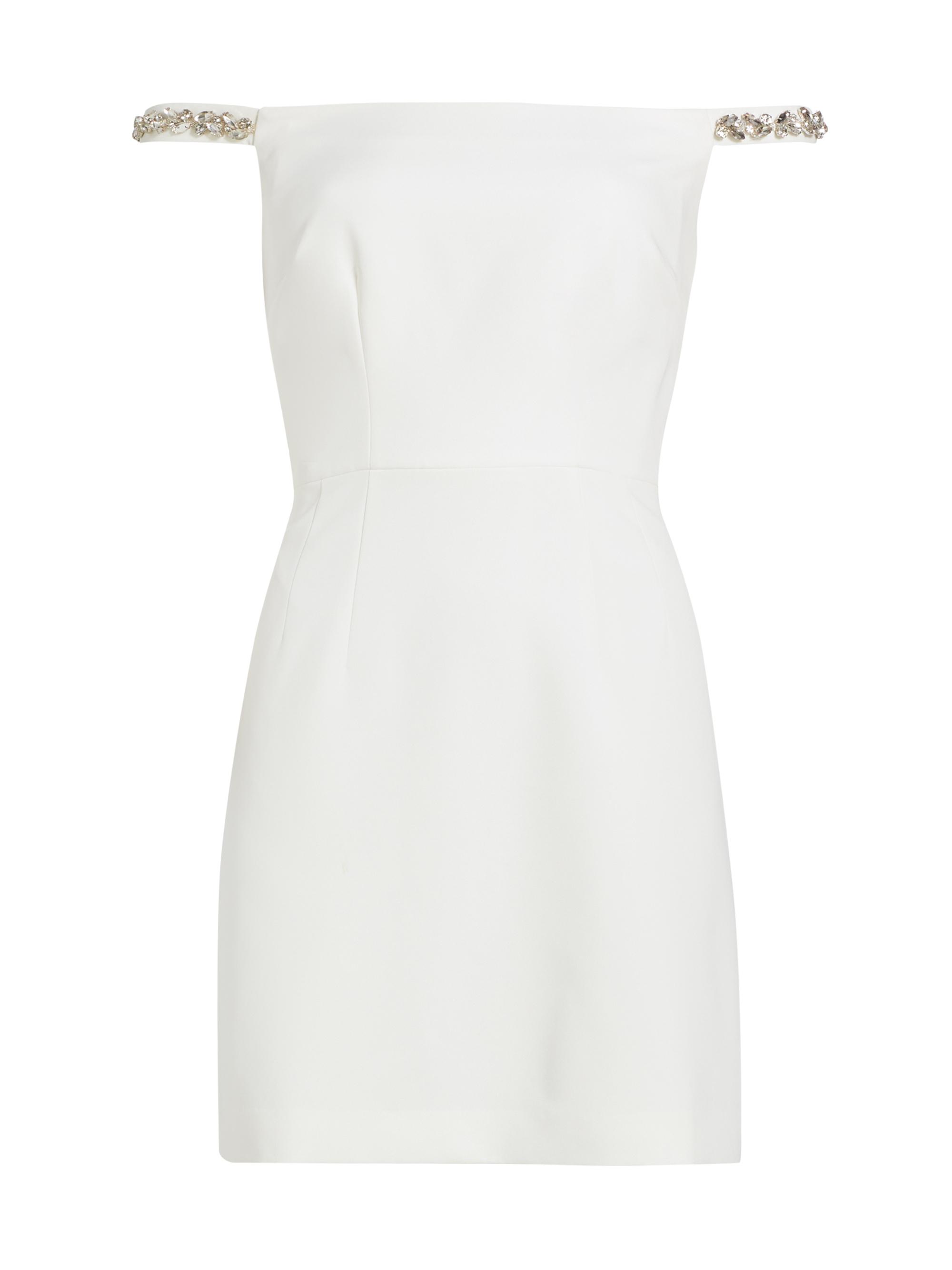 chinese dress ladies Milly Kait Strapless Tiled Lace Midi-Dress