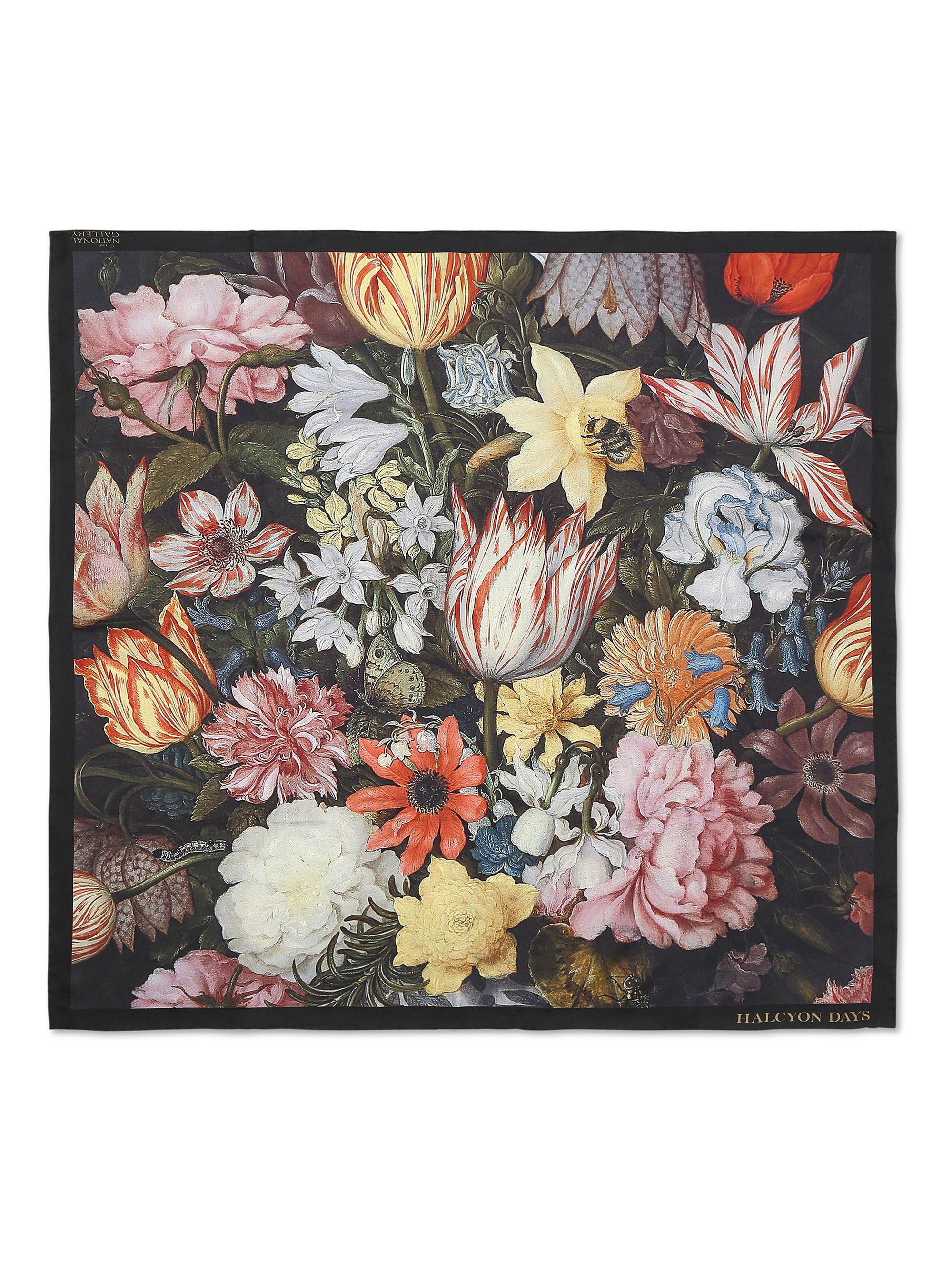 Halcyon Days Women's Wan Li Vase Silk Scarf