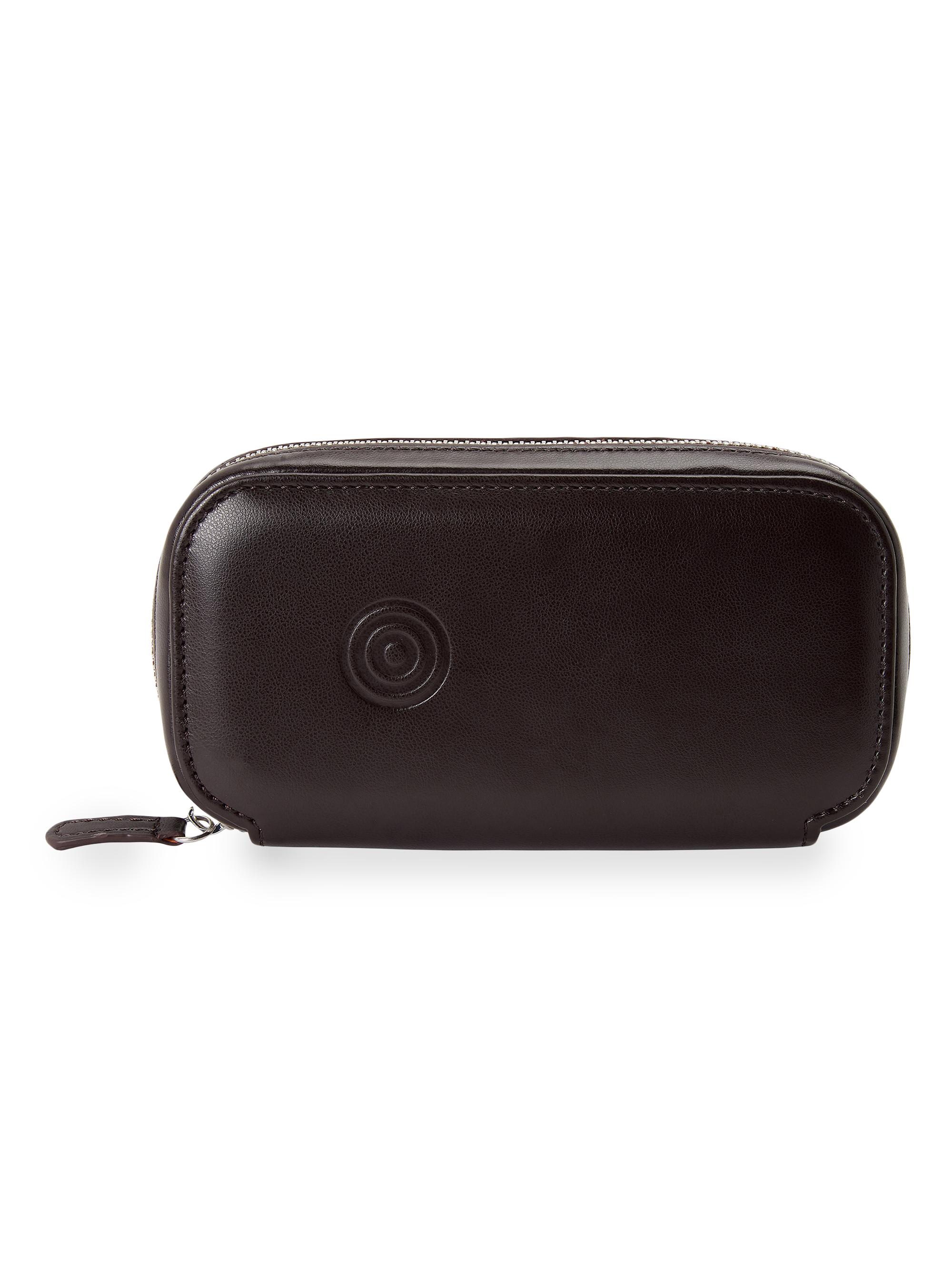 Wolf WOLF x WM Brown 2-Piece Watch Zip Storage Case - Brown