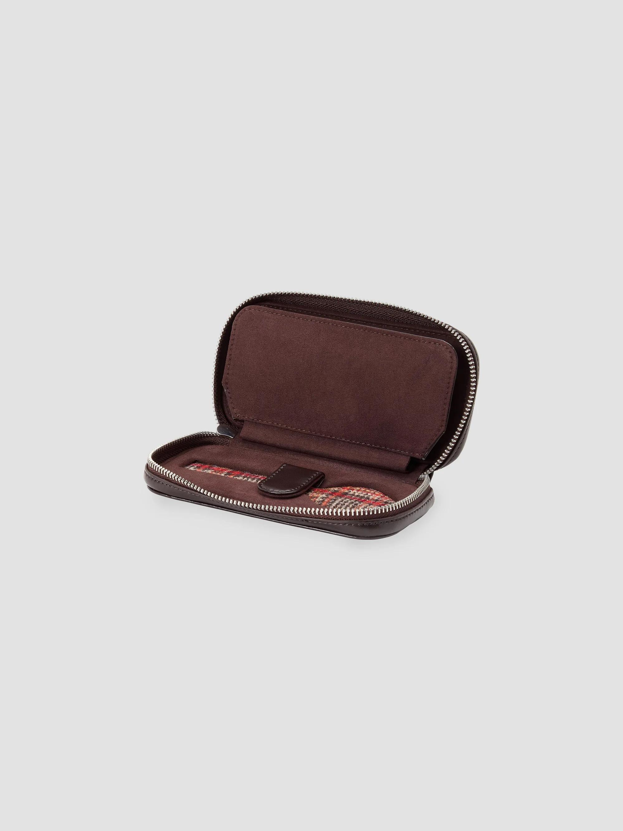 WOLF WOLF x WM Brown 2-Piece Watch Zip Storage Case | Saks Fifth