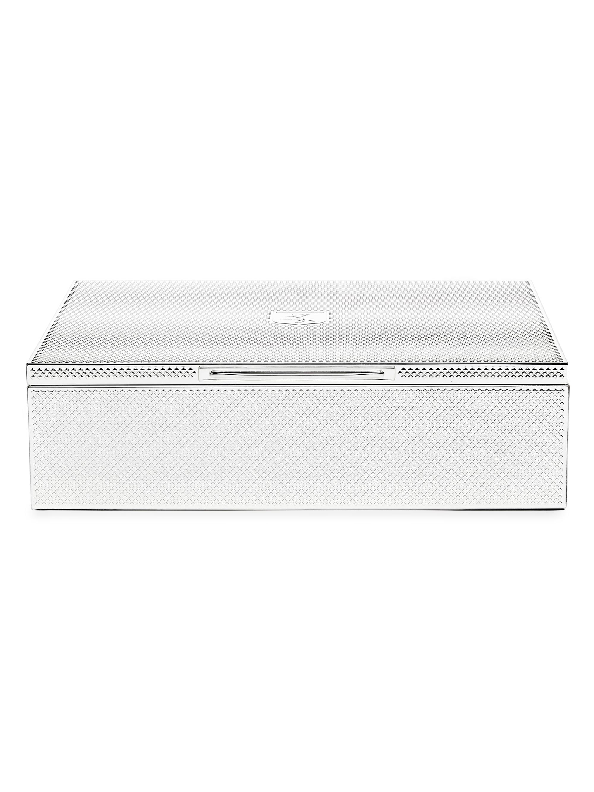 Wolf Silver Watch, Jewelry, & Legacy Box - Silver