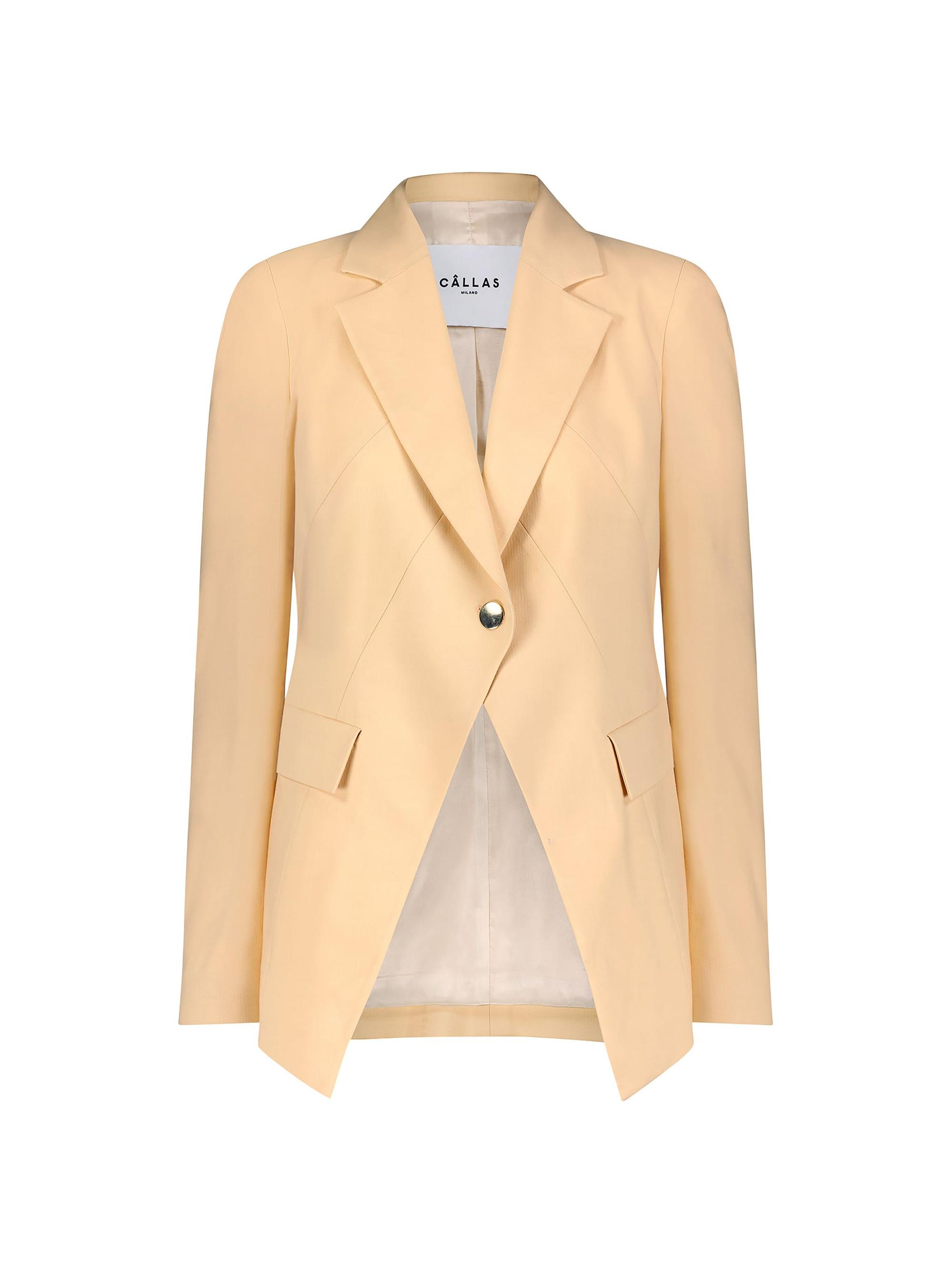 Callas Milano Women's Roxy - 1 Button Jacket - Burro