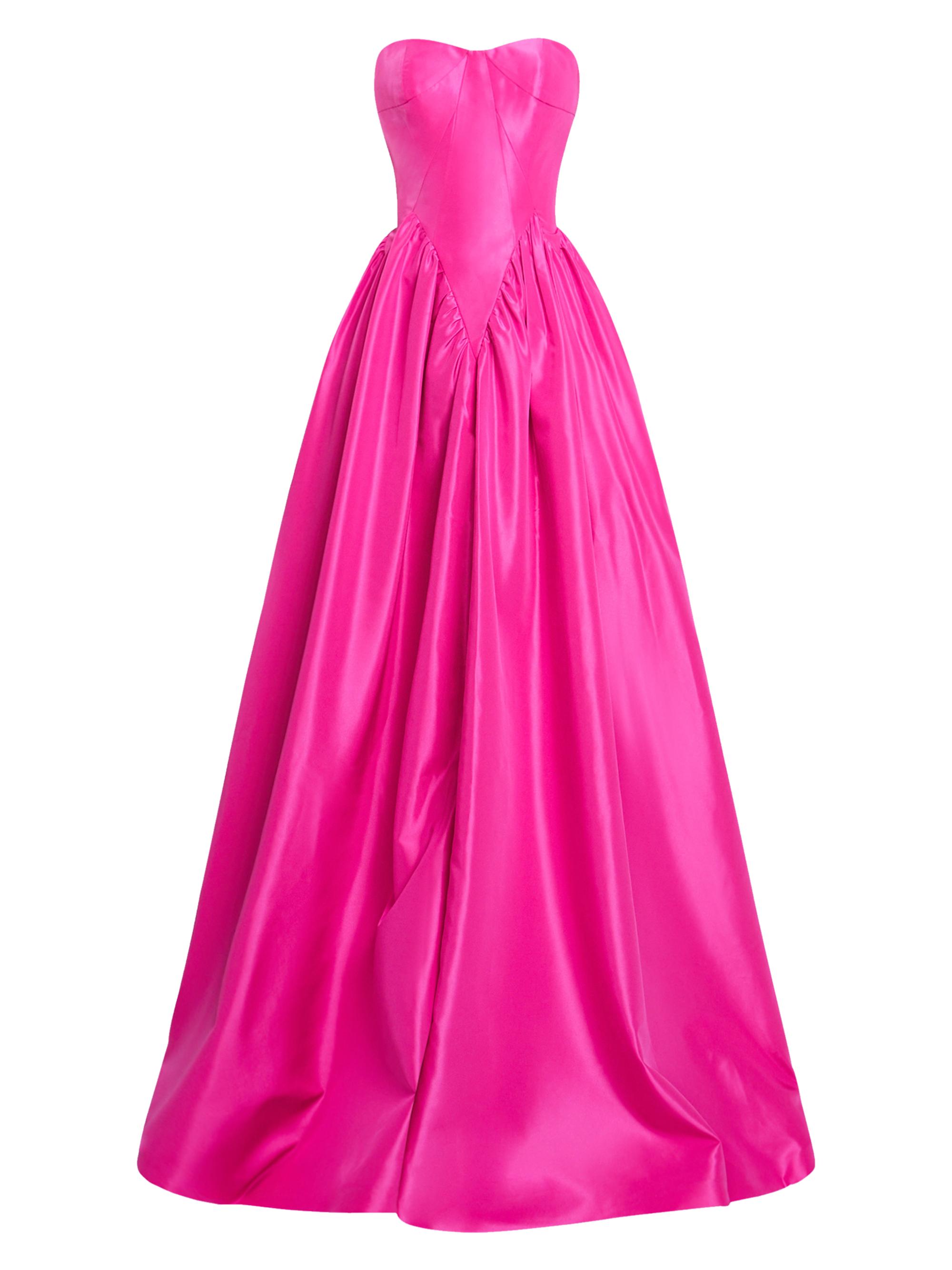 Zac Posen Women's Taffeta Drop-Waist Gown - Viola