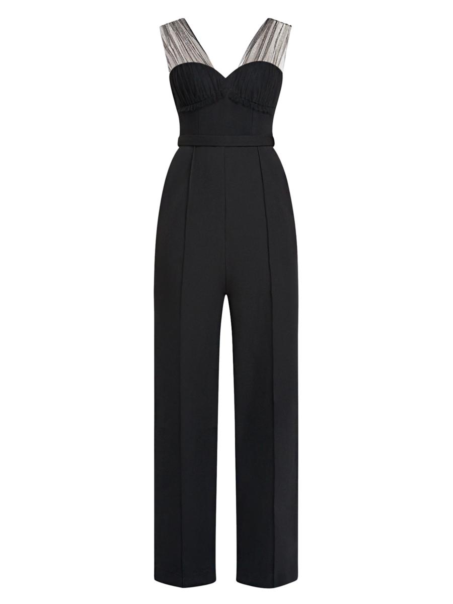 Zac Posen Tulle Bustier Top Jumpsuit | Saks Fifth Avenue