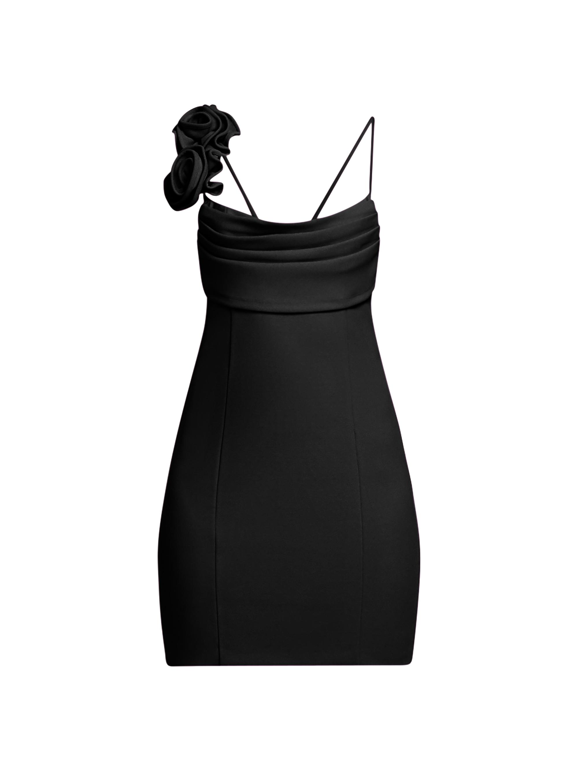 zac posen black cocktail dress Zac Posen Wicked X Pleated Tulle Dress In Black - 25% Off