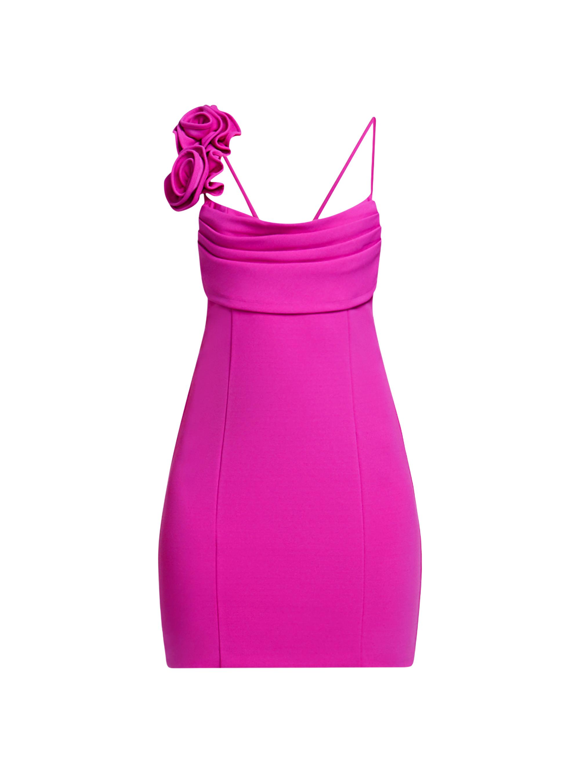 Zac Posen Women's Stretch Crepe 3D Flower Minidress - Viola