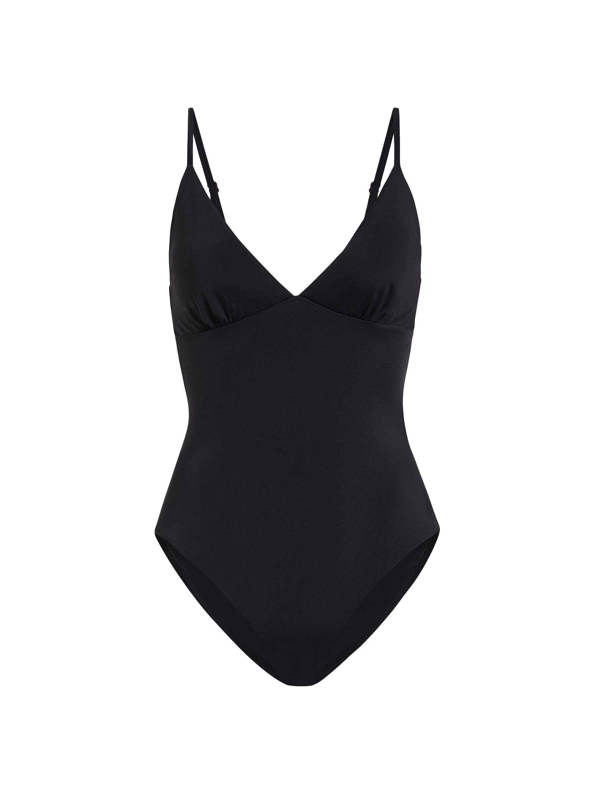Andie Swim Women's Lanikai V-Neck One-Piece Swimsuit - Black