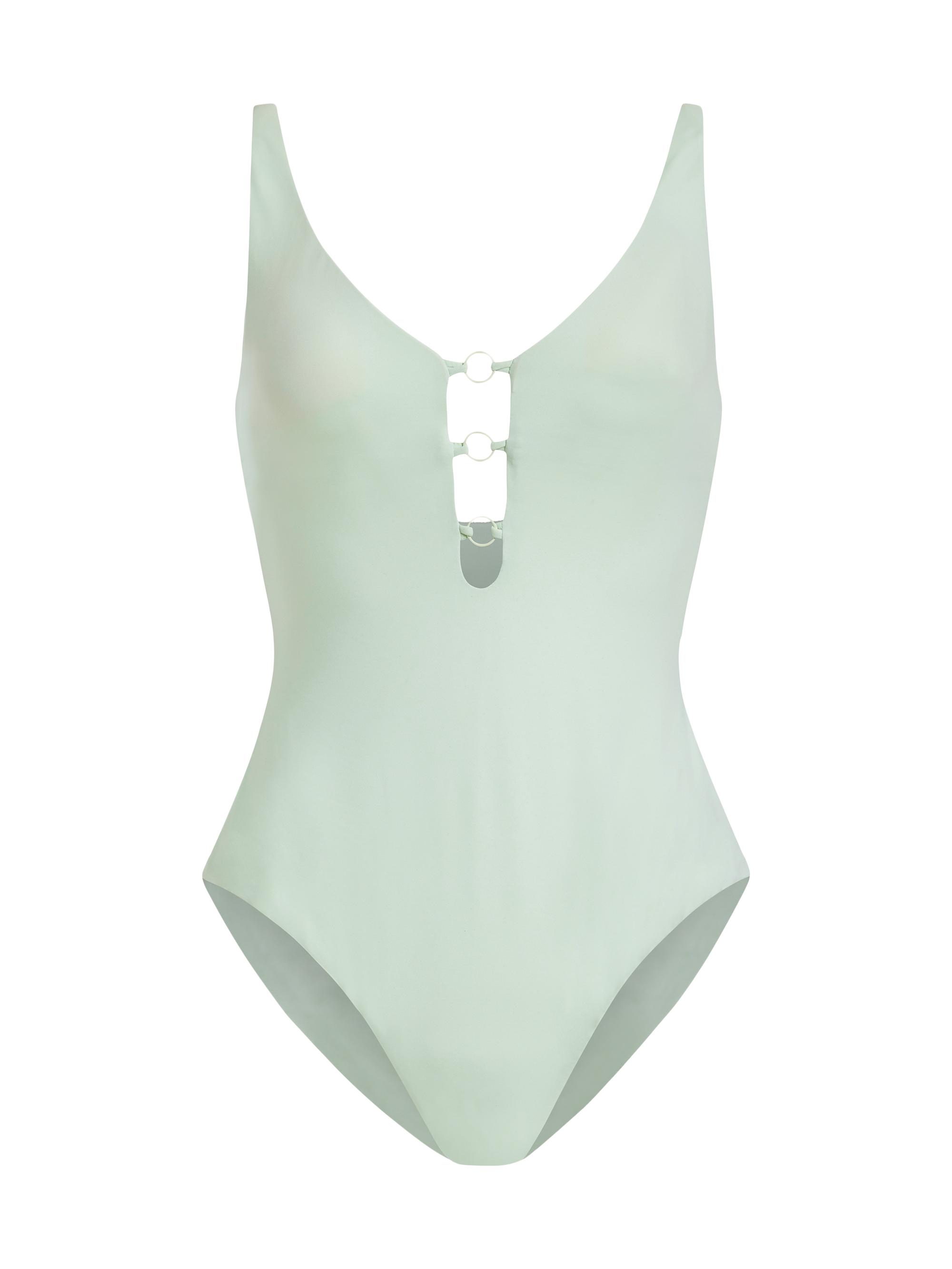 Andie Swim Women's Romana O-Ring One-Piece Swimsuit - Pistachio
