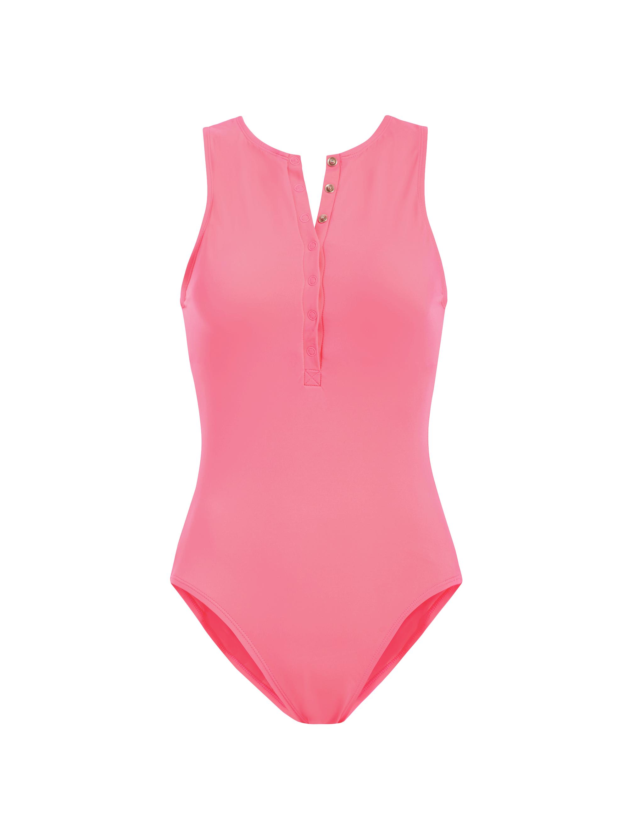 Andie Swim Women's Malibu One-Piece Swimsuit - Neon Grape Fruit