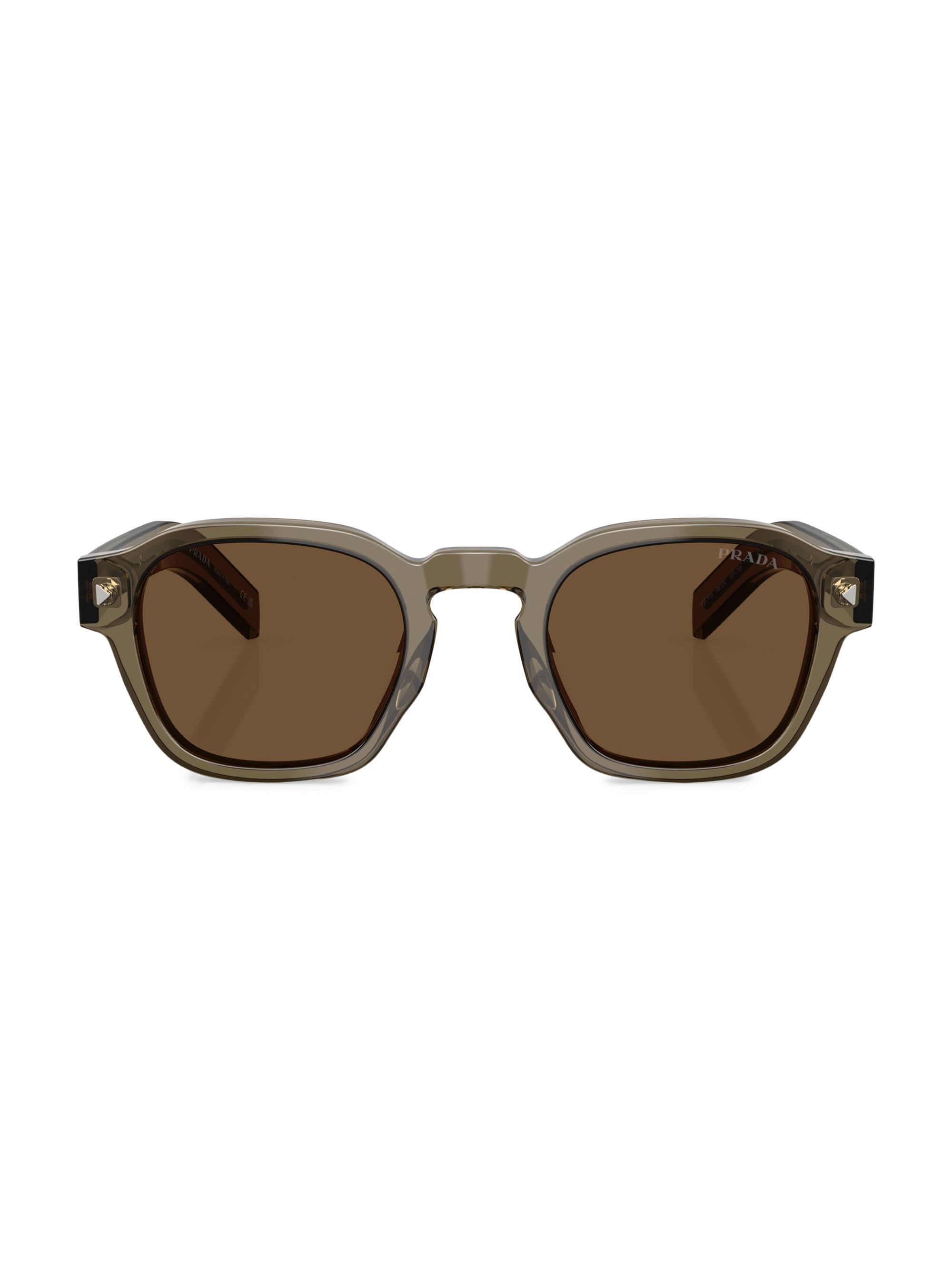 Prada 52MM Round Sunglasses | Saks Fifth Avenue