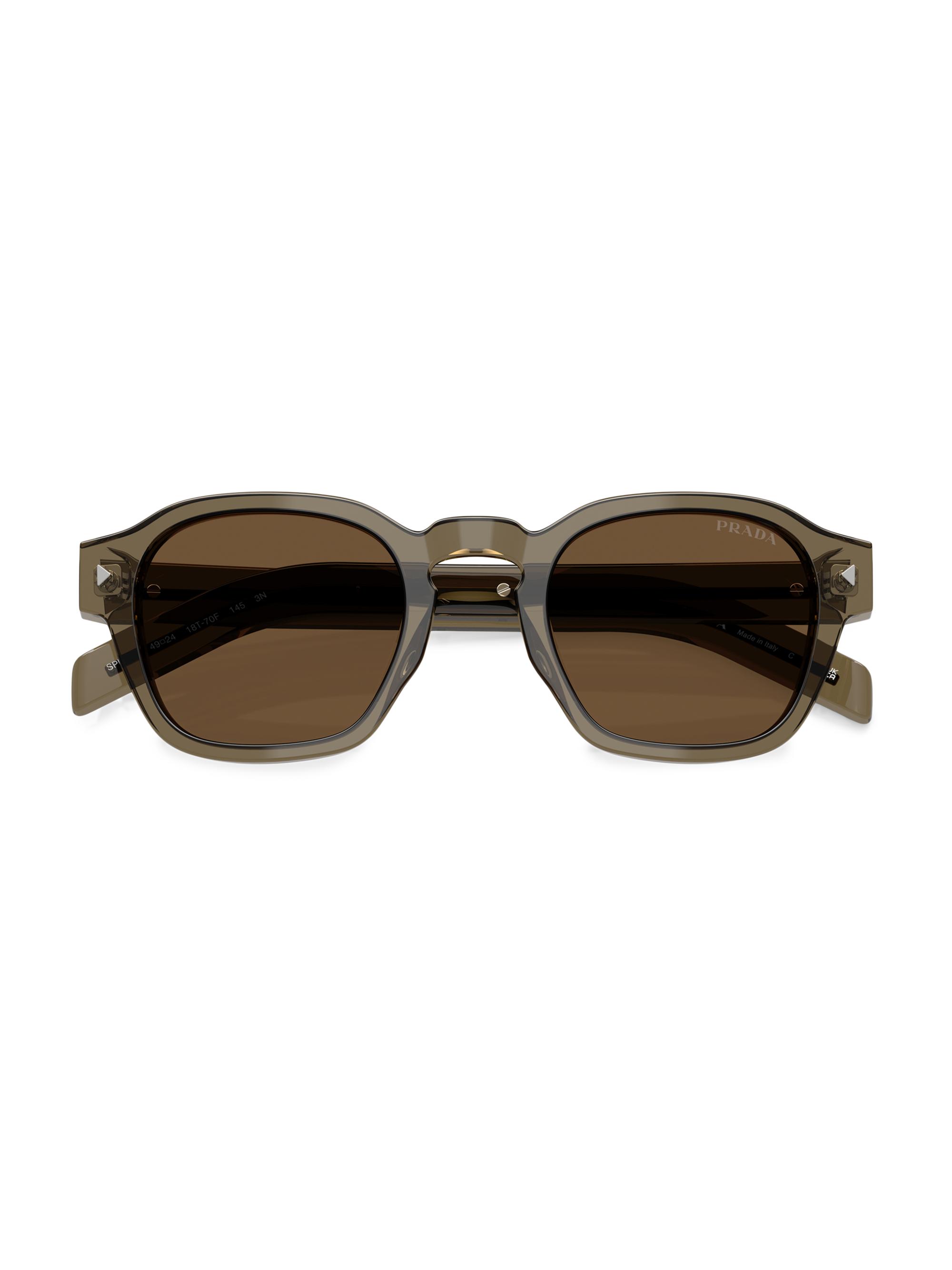 Prada 52MM Round Sunglasses | Saks Fifth Avenue