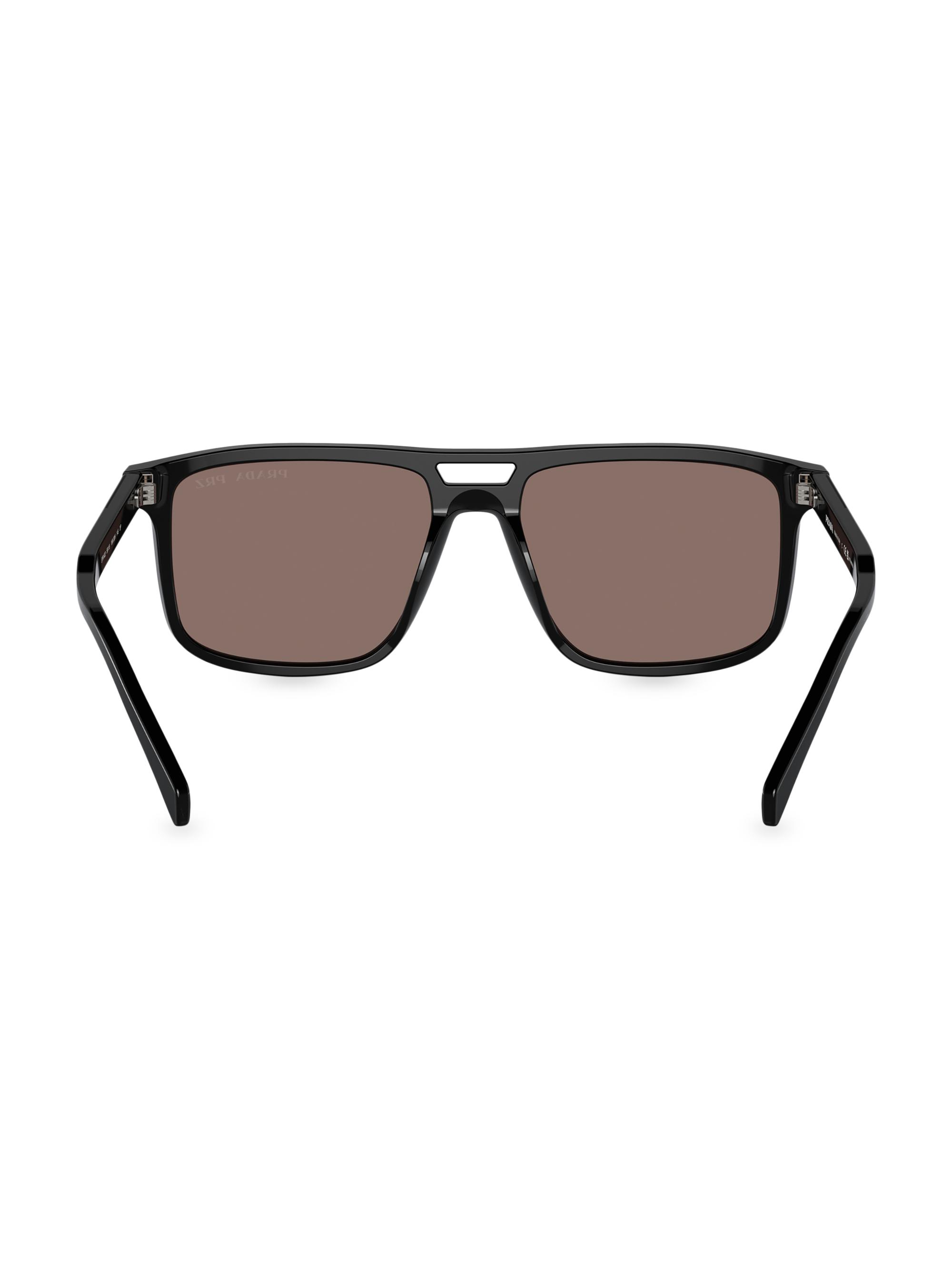 Prada 58MM Rectangular Sunglasses | Saks Fifth Avenue