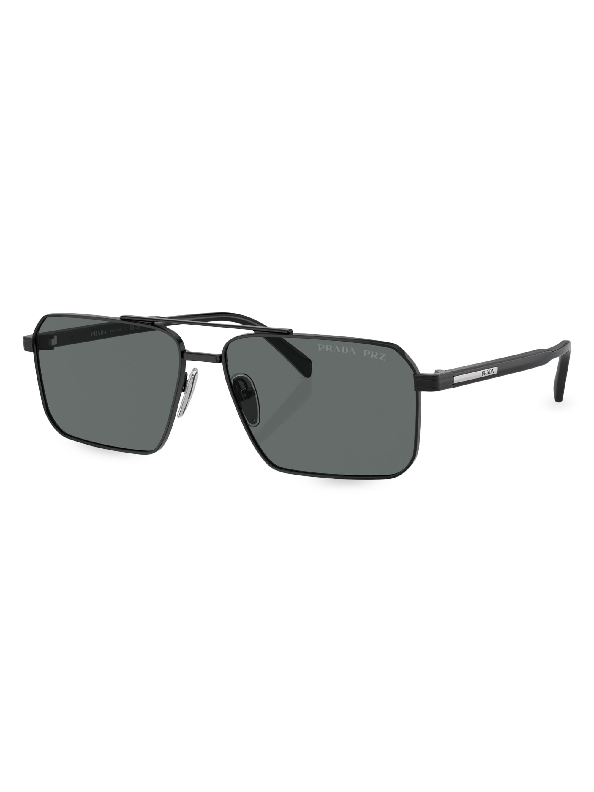Prada 61MM Rectangular Sunglasses | Saks Fifth Avenue