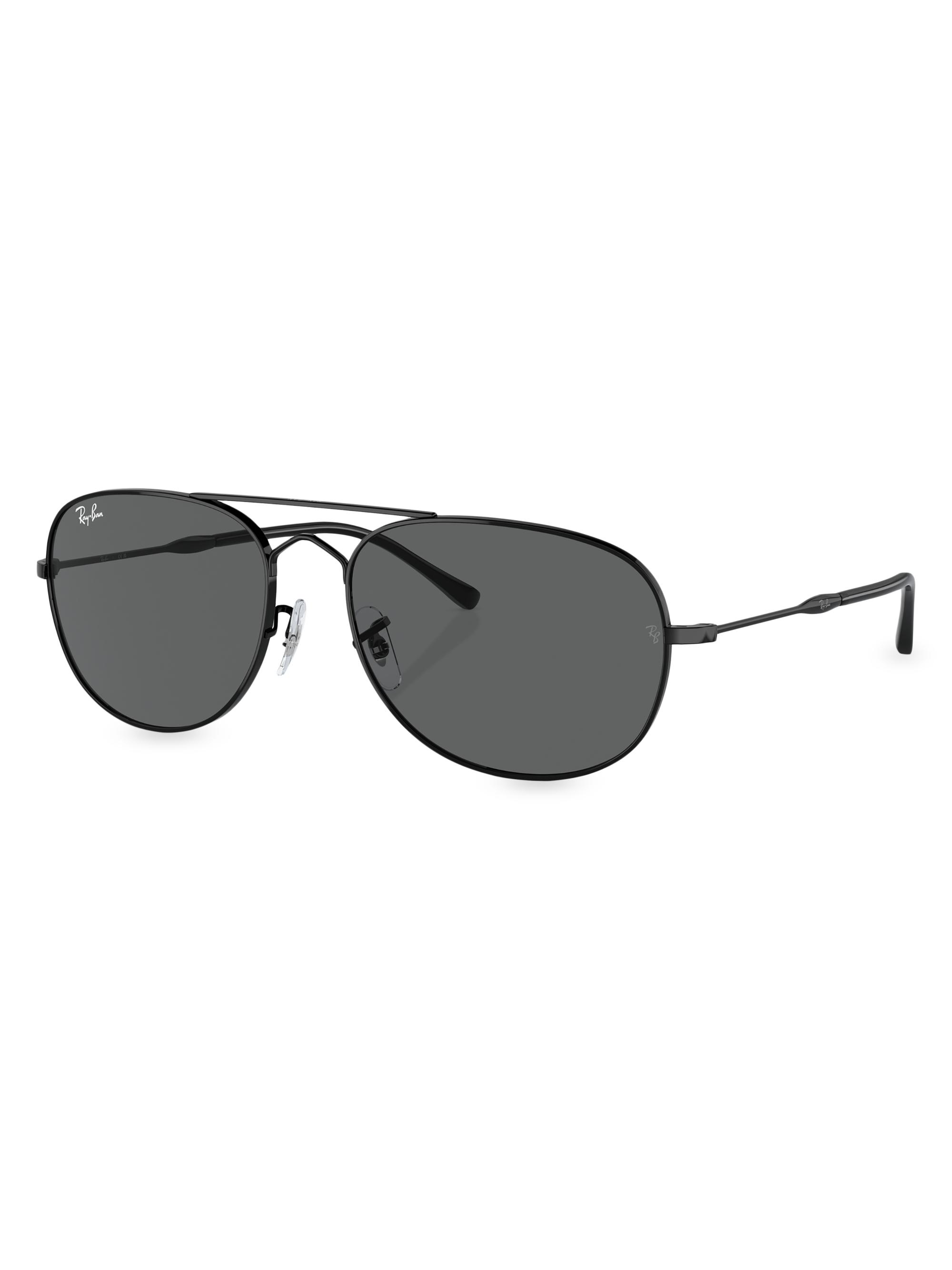 Ray-Ban Men's RB3735 60MM Bain Bridge Pillow Sunglasses - Black Dark Grey