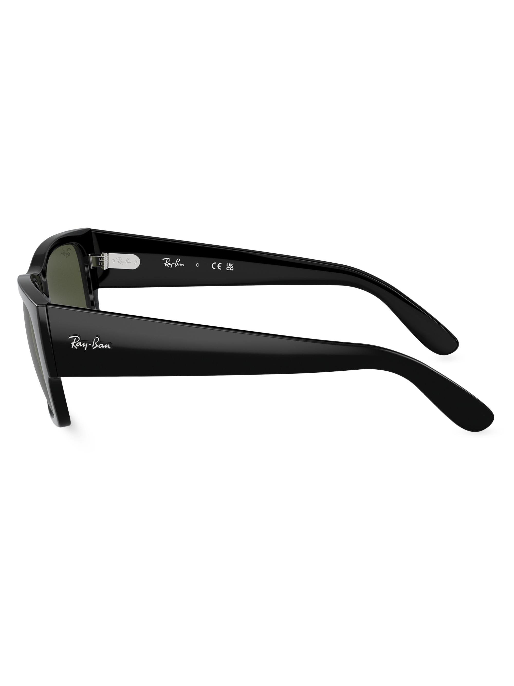 Ray-Ban RB0947 56MM Carlos Rectangular Sunglasses | Saks Fifth Avenue
