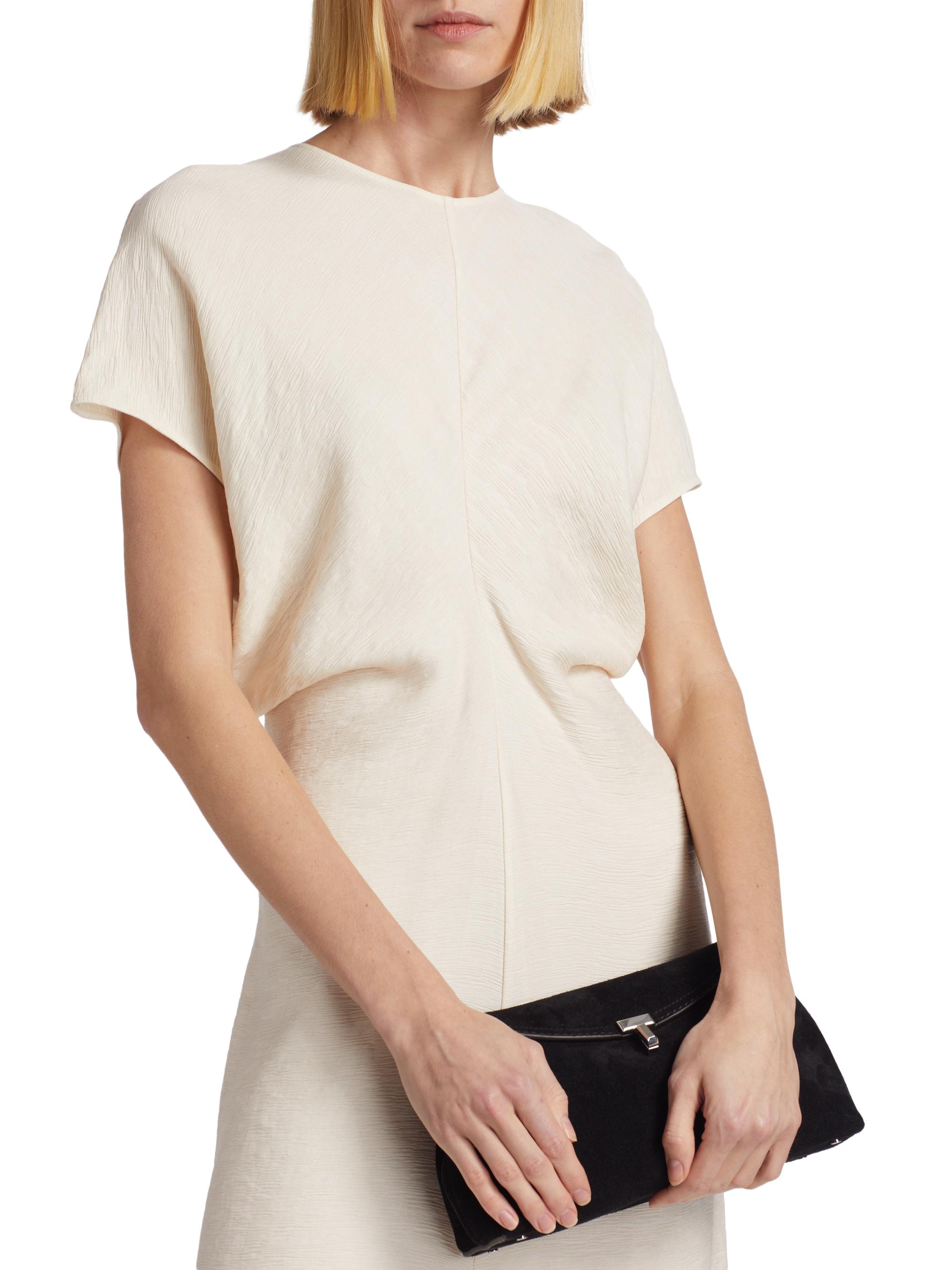 white dress for women midi The Evette White Zip Front Midi Dress