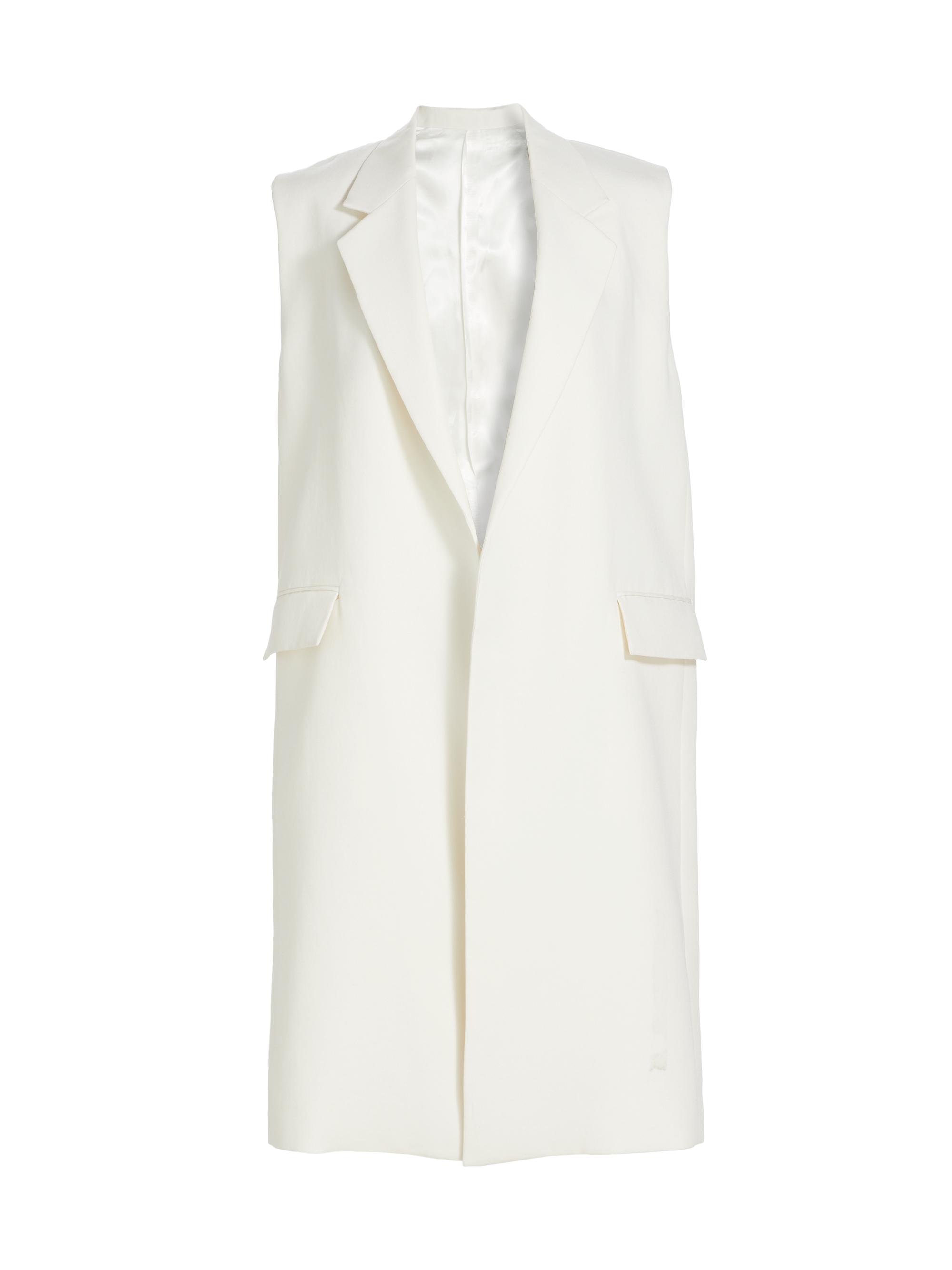 Toteme Grain De Poudre Sleeveless Coat | Saks Fifth Avenue