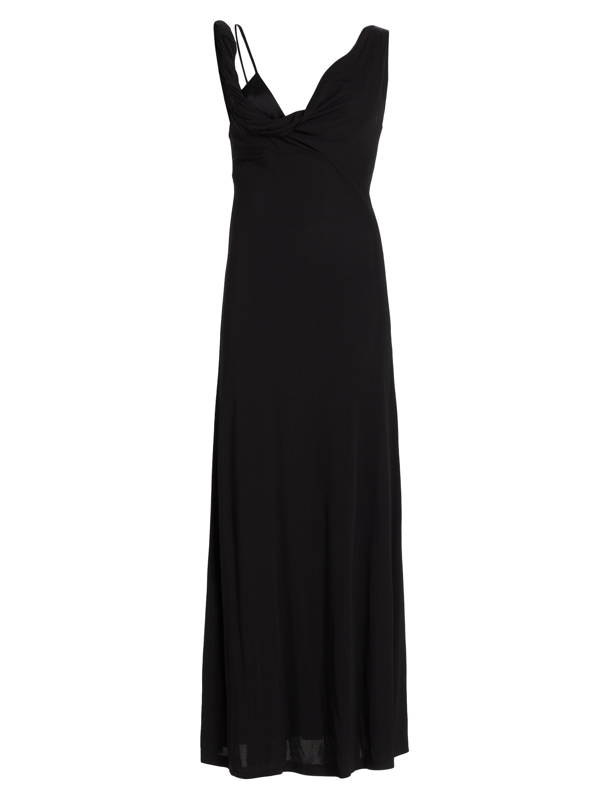 Toteme Women's Crepe Jersey Twist Drape Maxi Dress - Black
