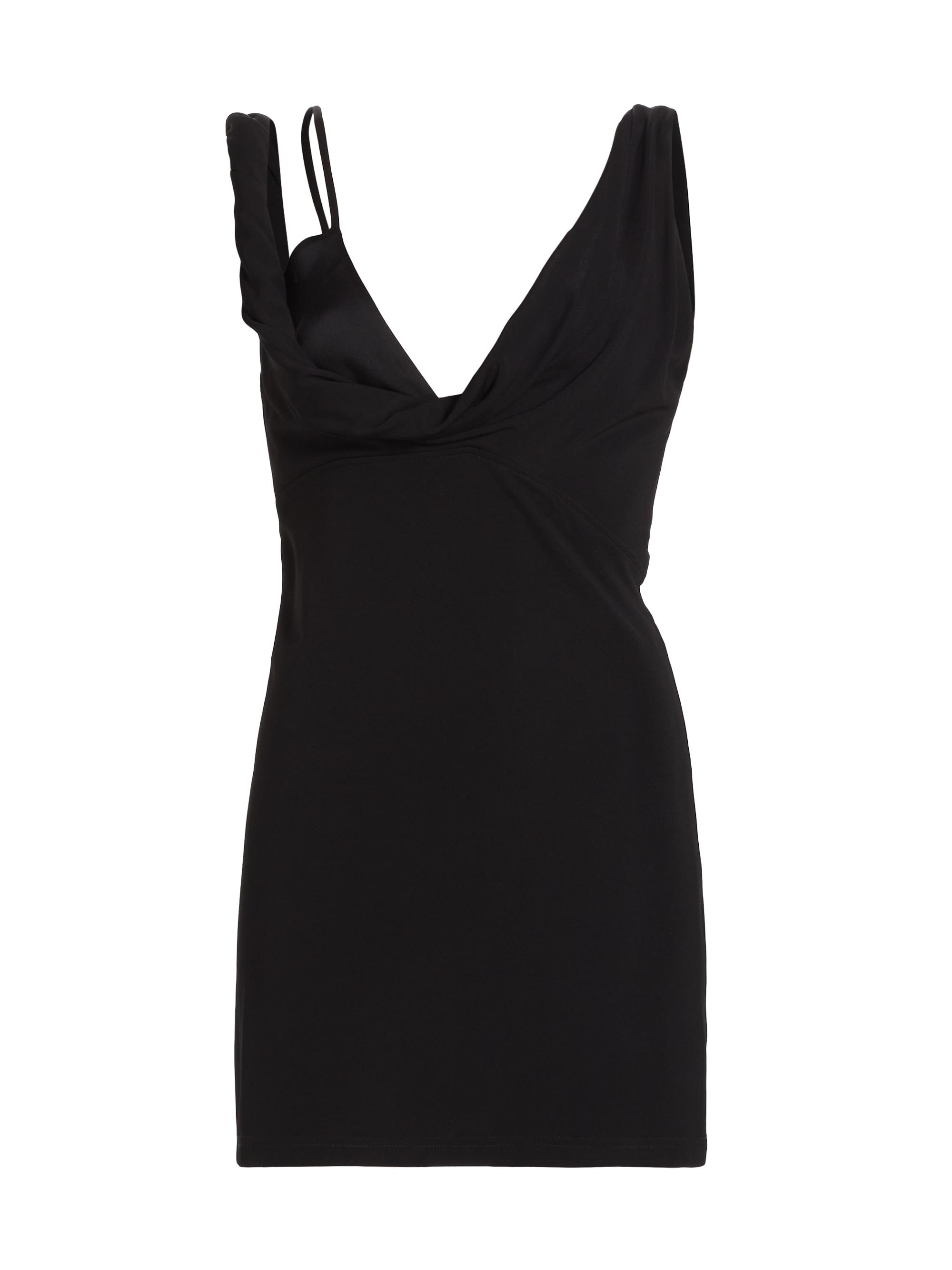 Toteme Women's Crepe Jersey Twist Drape Top - Black