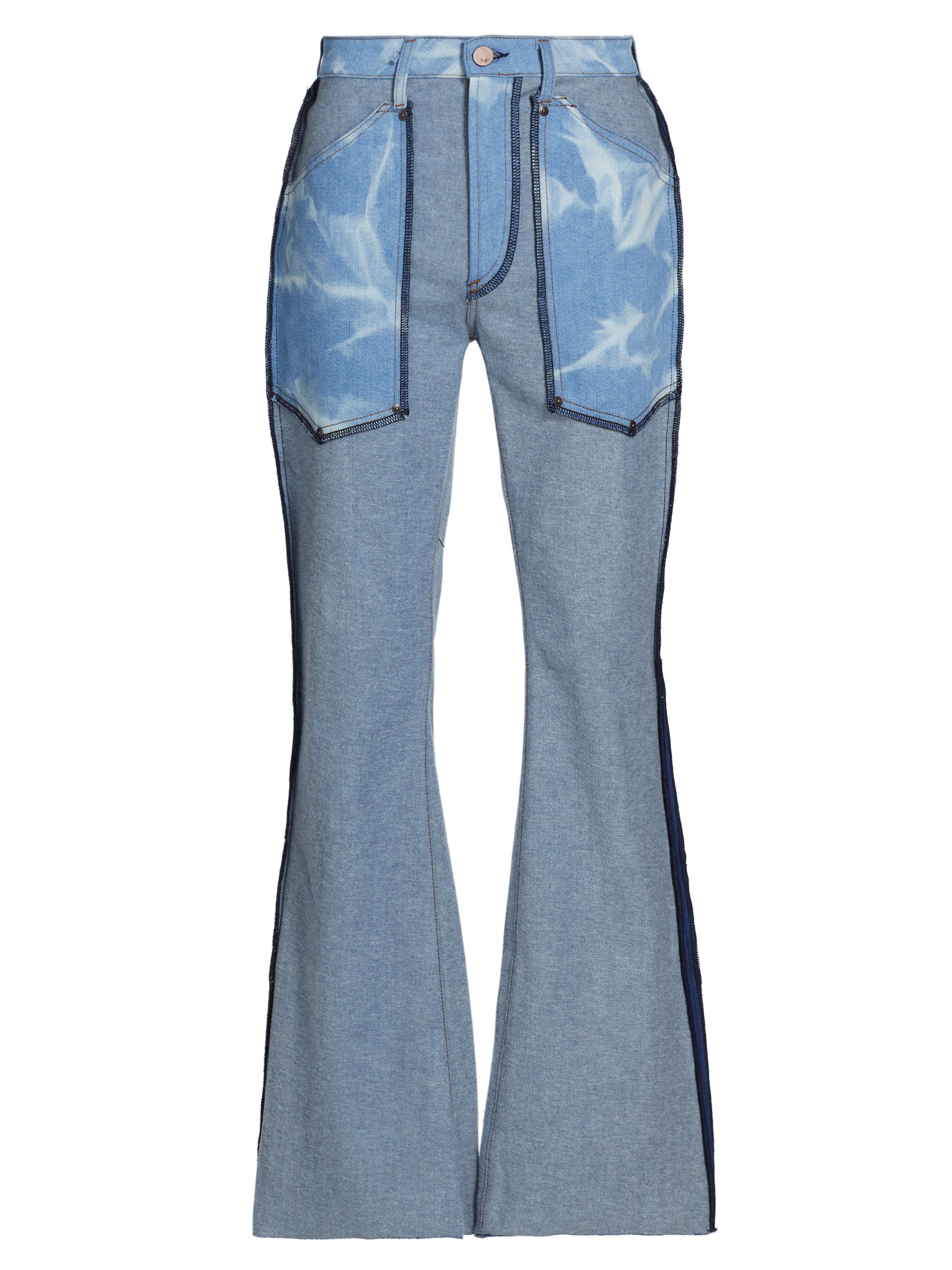 Monfrère Men's MFVLA Bleached Flare Jeans - Bleached Indigo