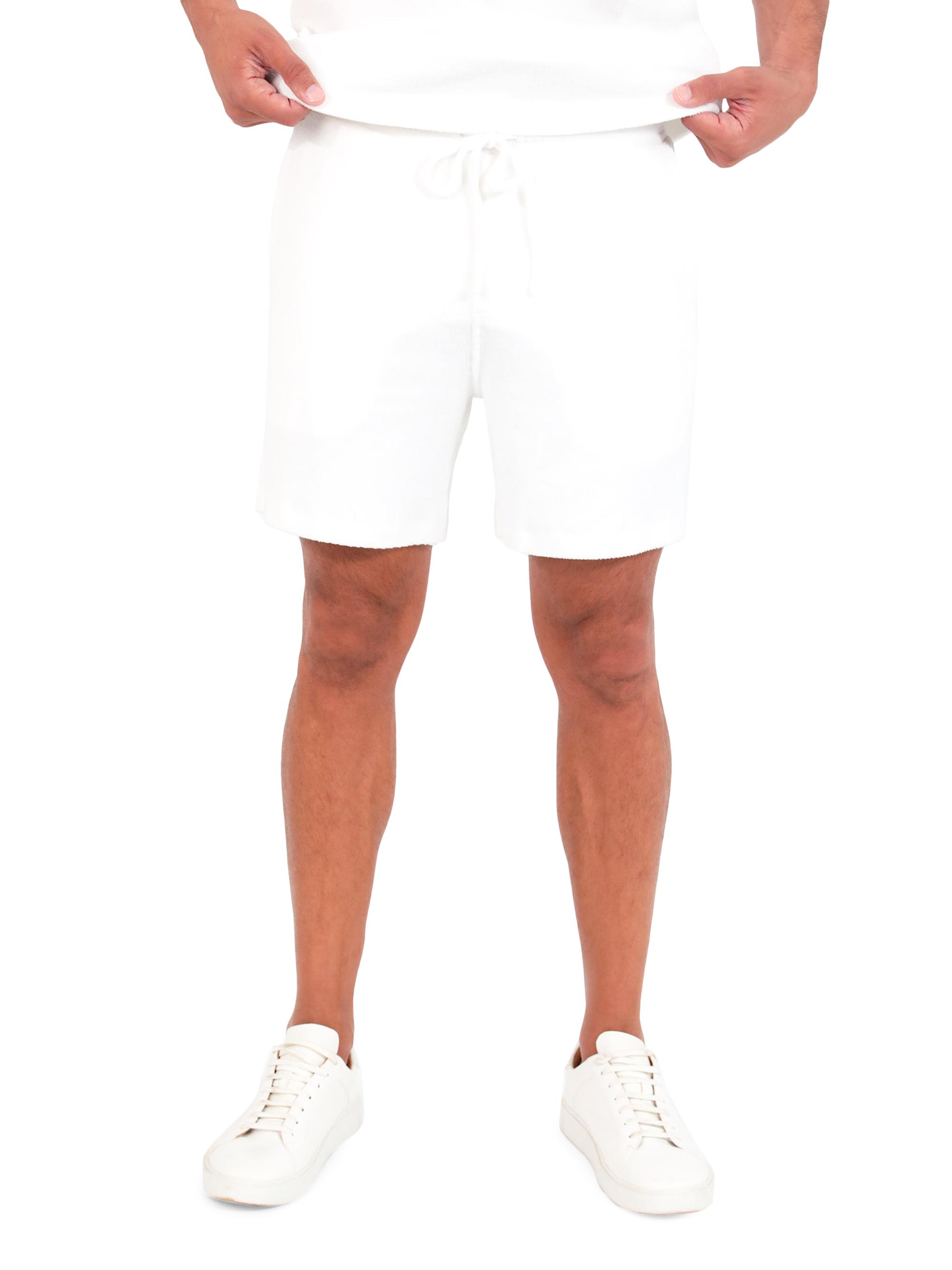 Monfrère Men's Bond Cotton-Blend Shorts - Blanc