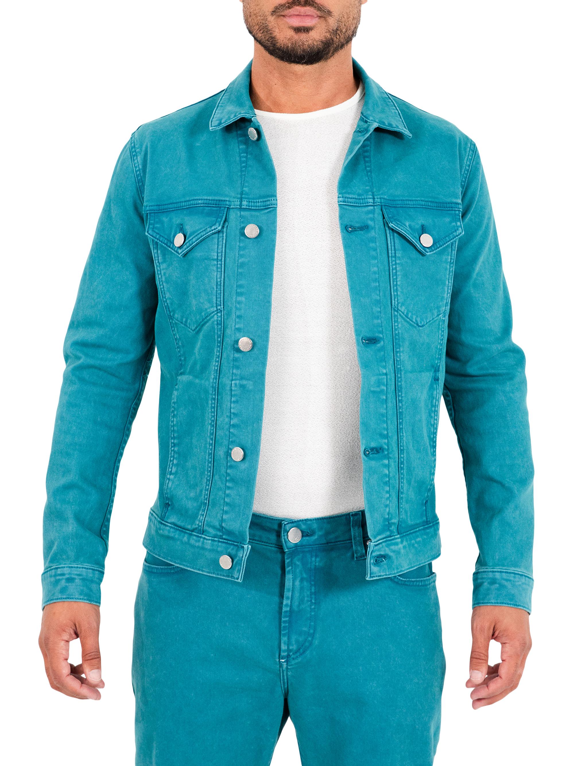 Monfrère Men's Dean Denim Jacket - Sarcelle