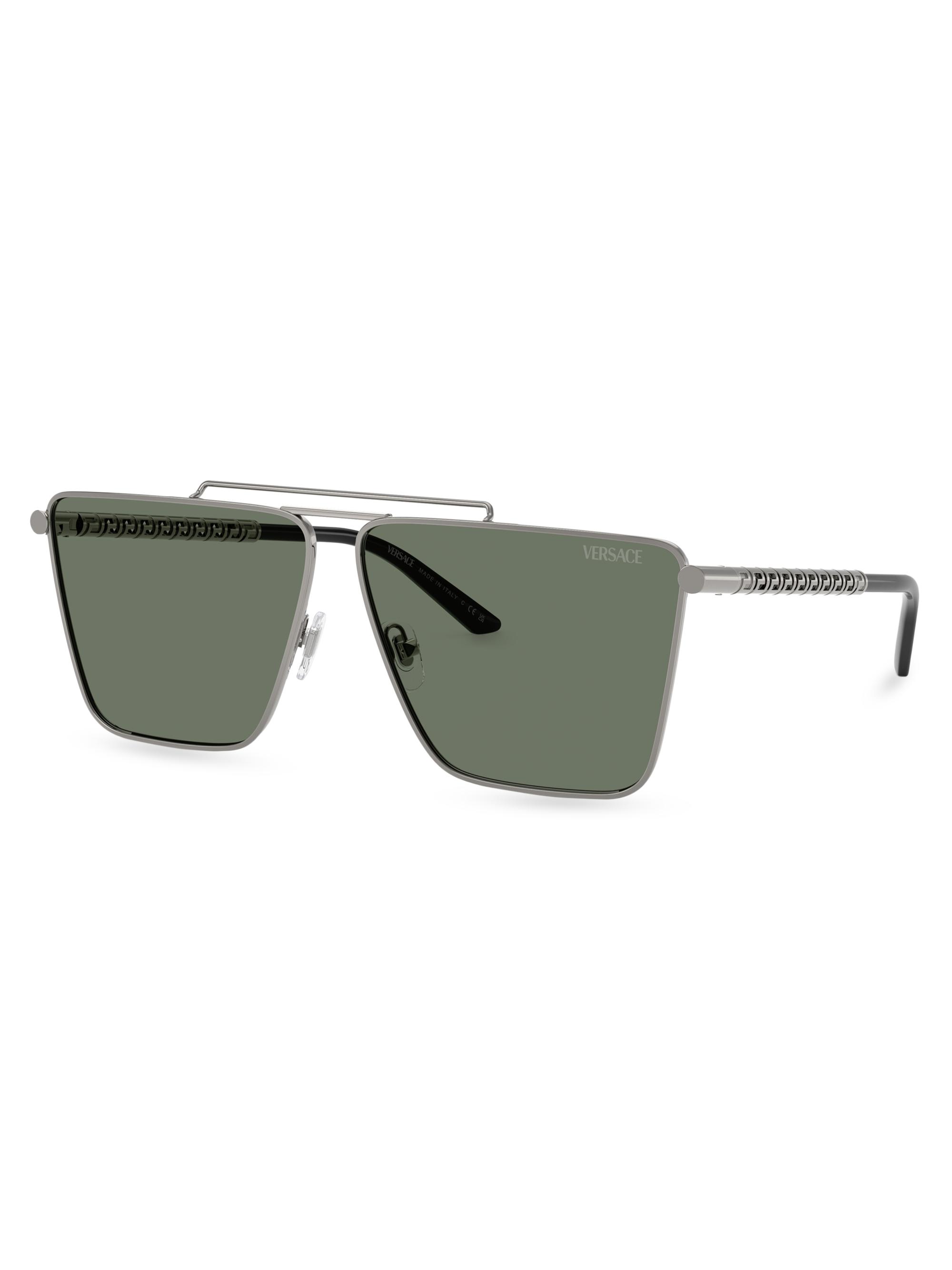 ZEGNA 61MM Geometric Sunglasses | Saks Fifth Avenue