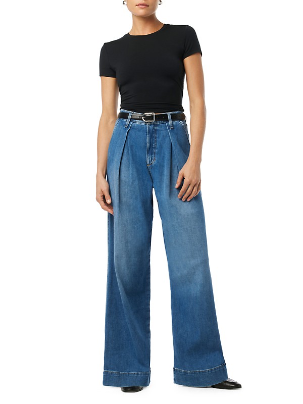 Shop Joe's Jeans Pleated Denim Trousers | Saks Fifth Avenue Shop Joe's Jeans Pleated Denim Trousers | Saks Fifth Avenue