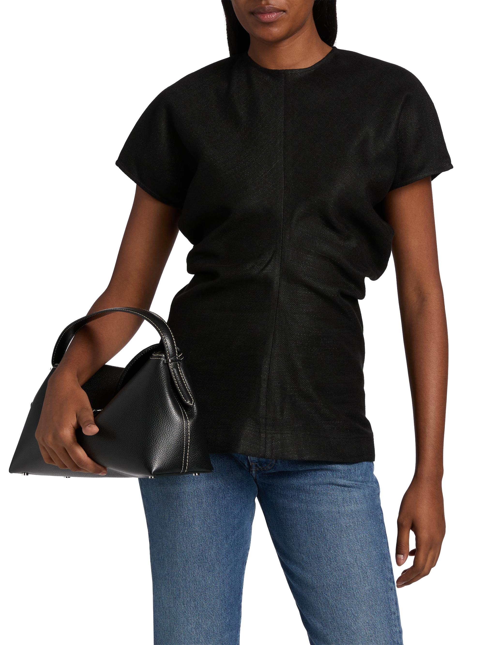 Toteme Crinkled Slouch-Waist Top | Saks Fifth Avenue