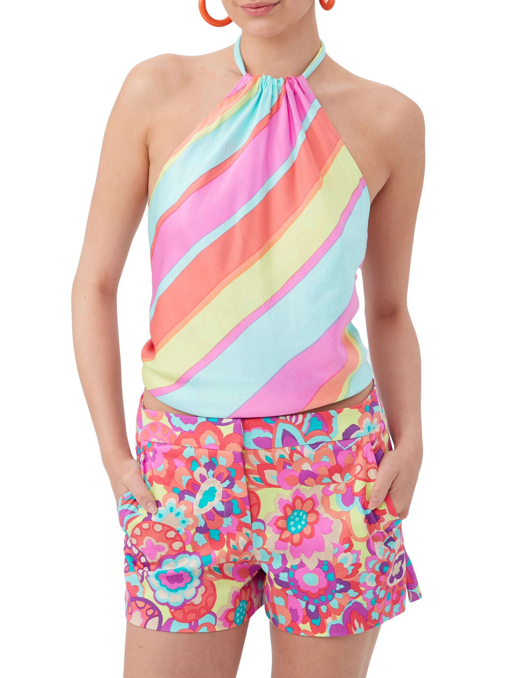 Trina Turk Women's Tamika Striped Halter Top